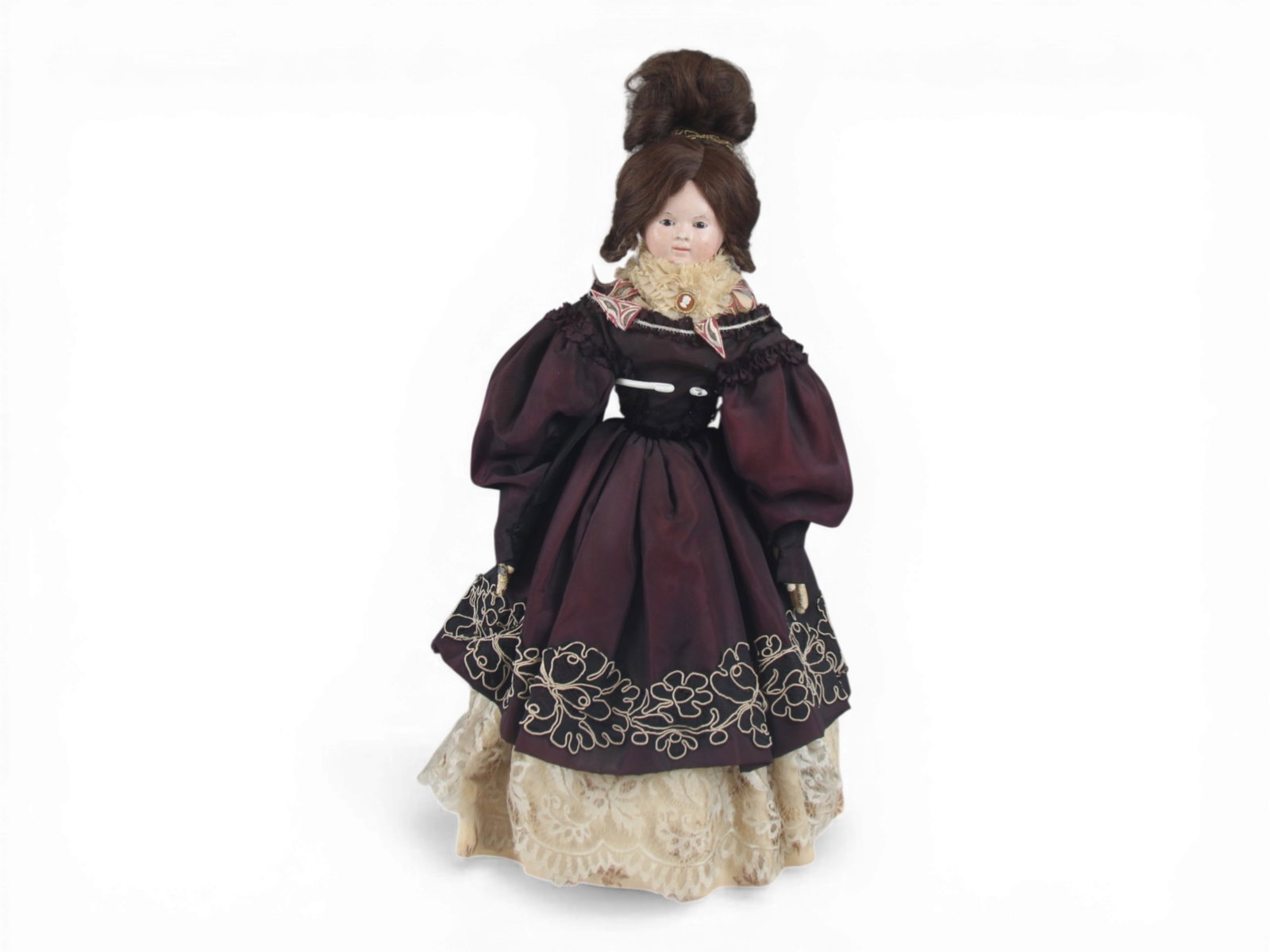 French Type Papier Mache Antique Doll (1 of 6)