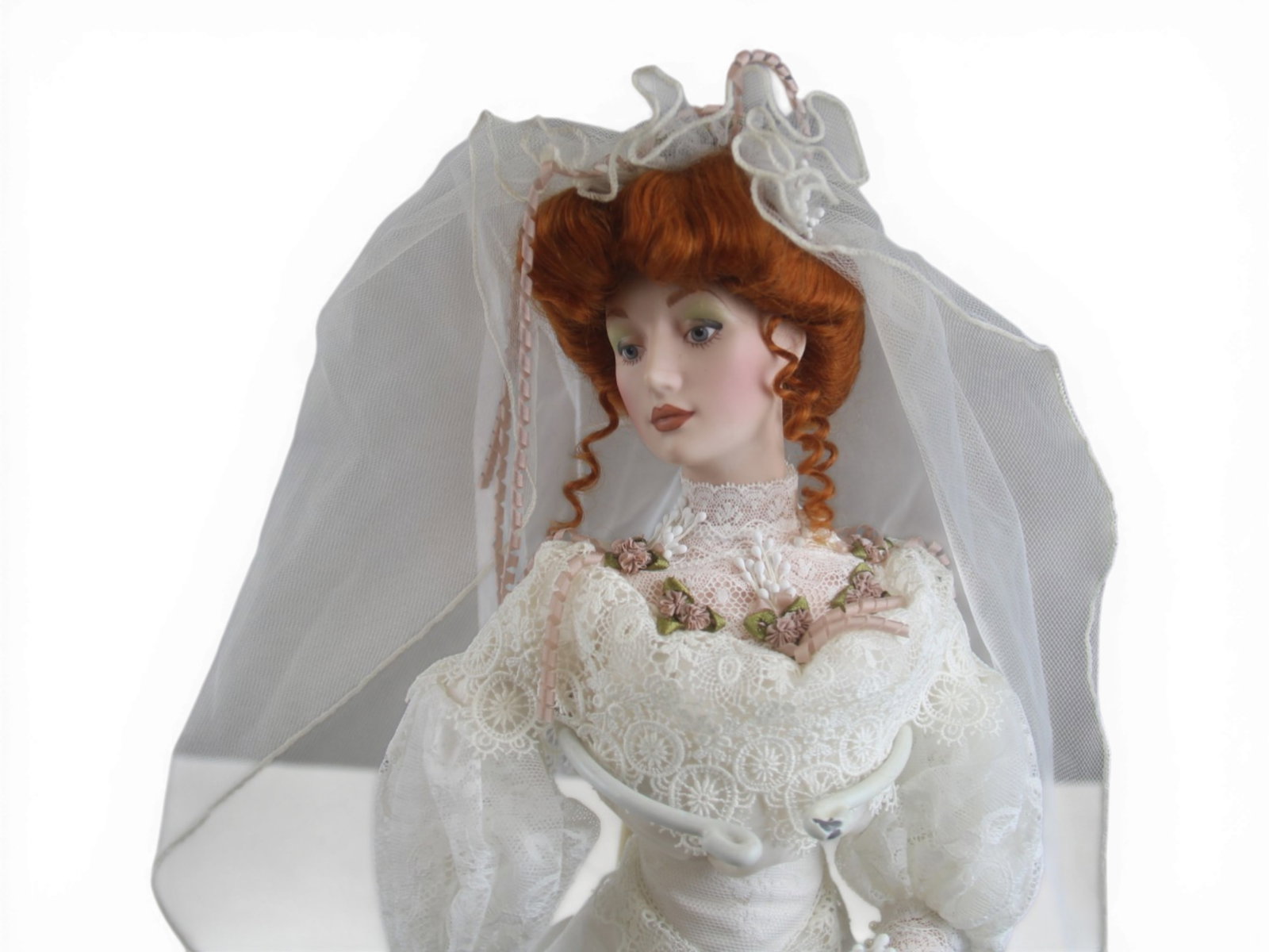(2) Modern Bisque Dolls - 3