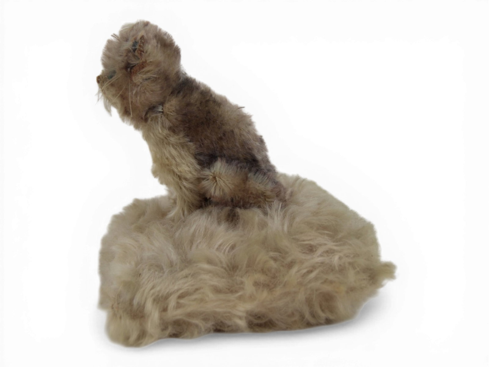 Steiff Cat on Pillow - 4