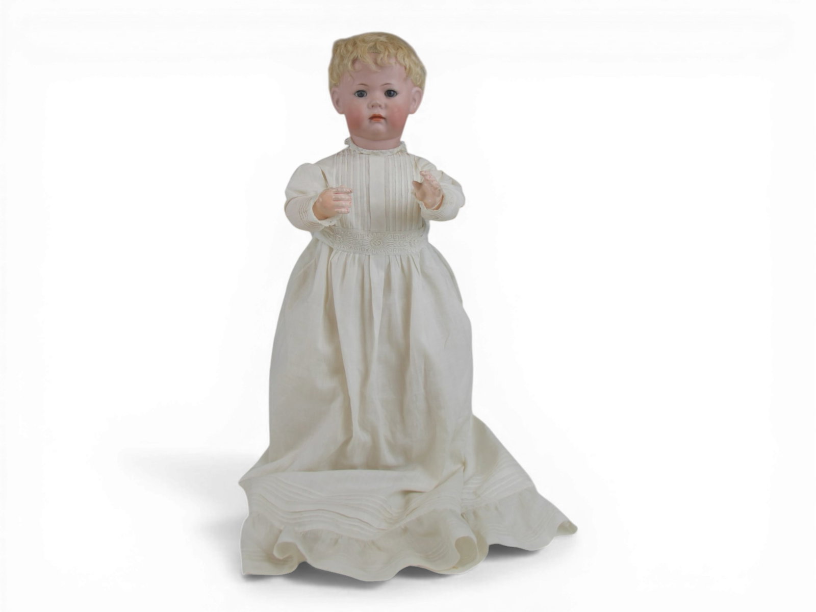 Kammer & Reinhardt 115A Baby Doll: 16 inch bisque socket head on fixed limb composition baby body. Circa 1911. Shipping: Weiss Auctions offers full-service, in-house shipping for nearly all items in this auction. For a shipping quote, 