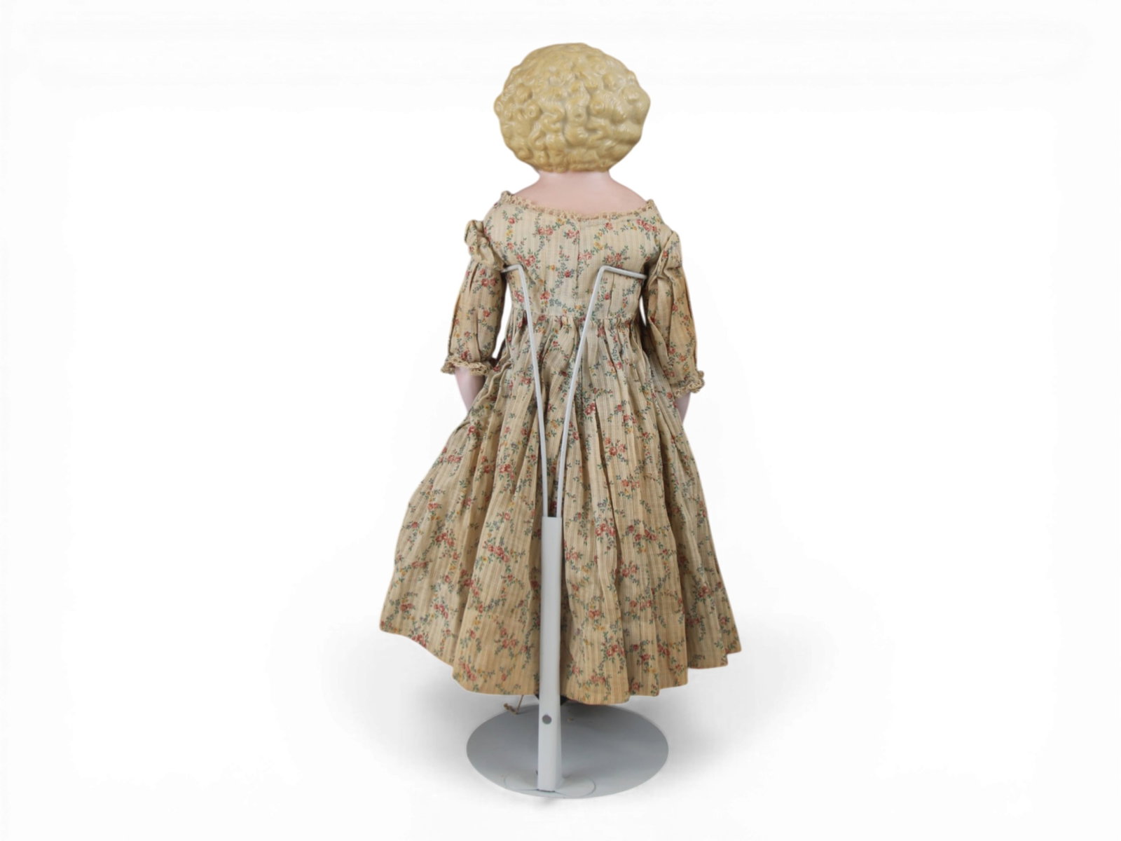 Tinted Bisque Shoulder Head Doll - 4
