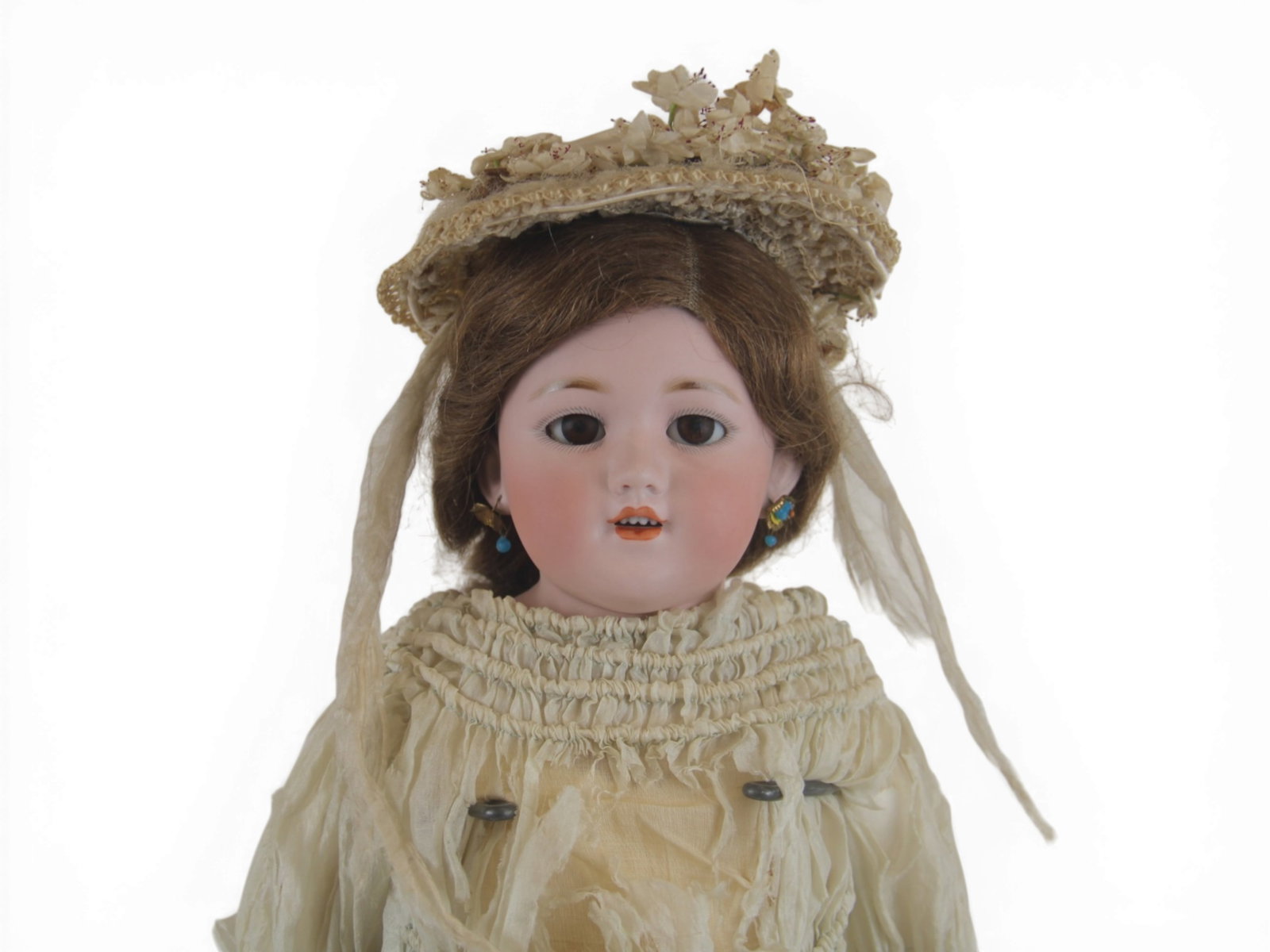 S&H 1250 Santa Shoulder Head Doll - 2