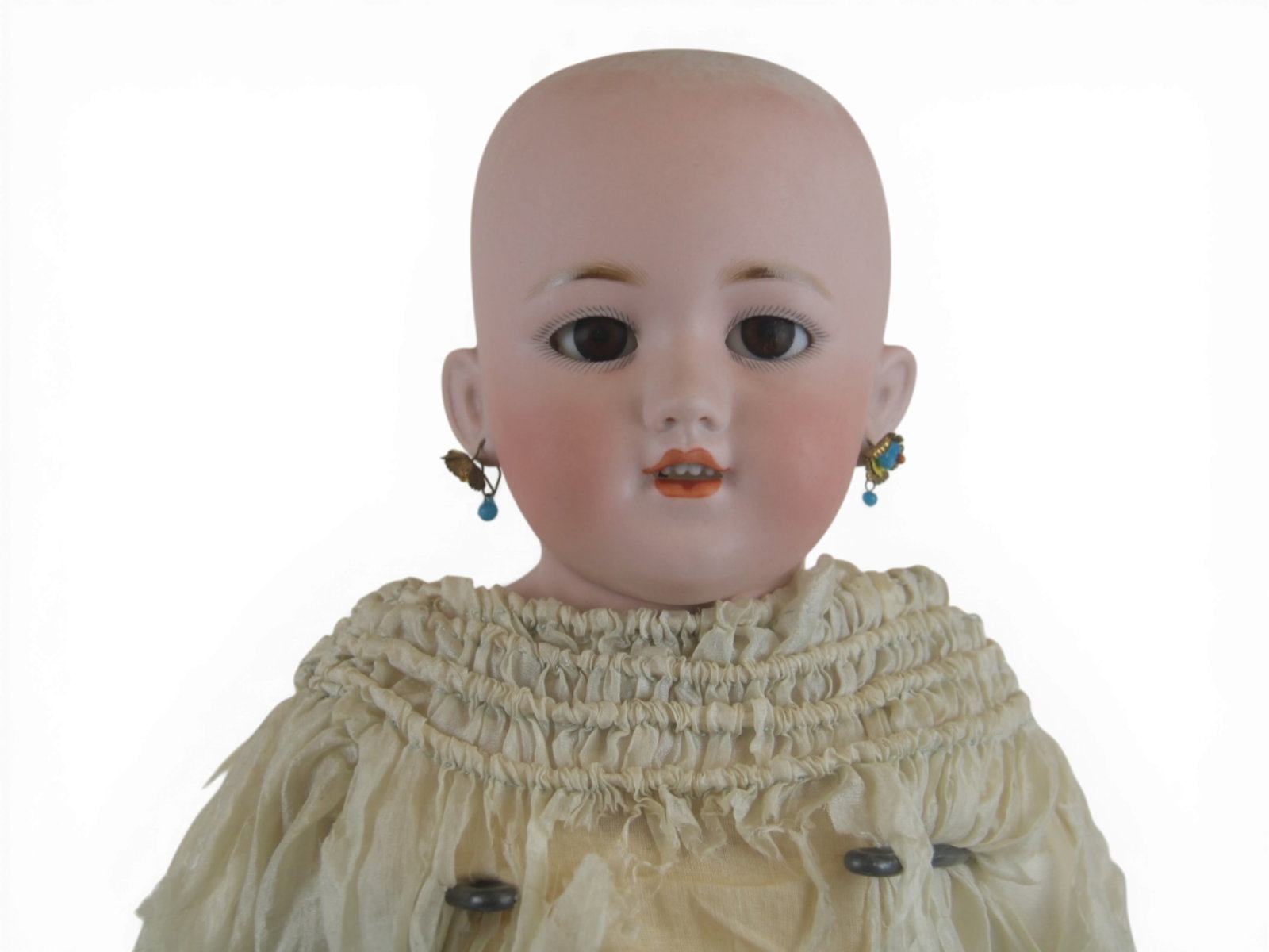 S&H 1250 Santa Shoulder Head Doll - 3