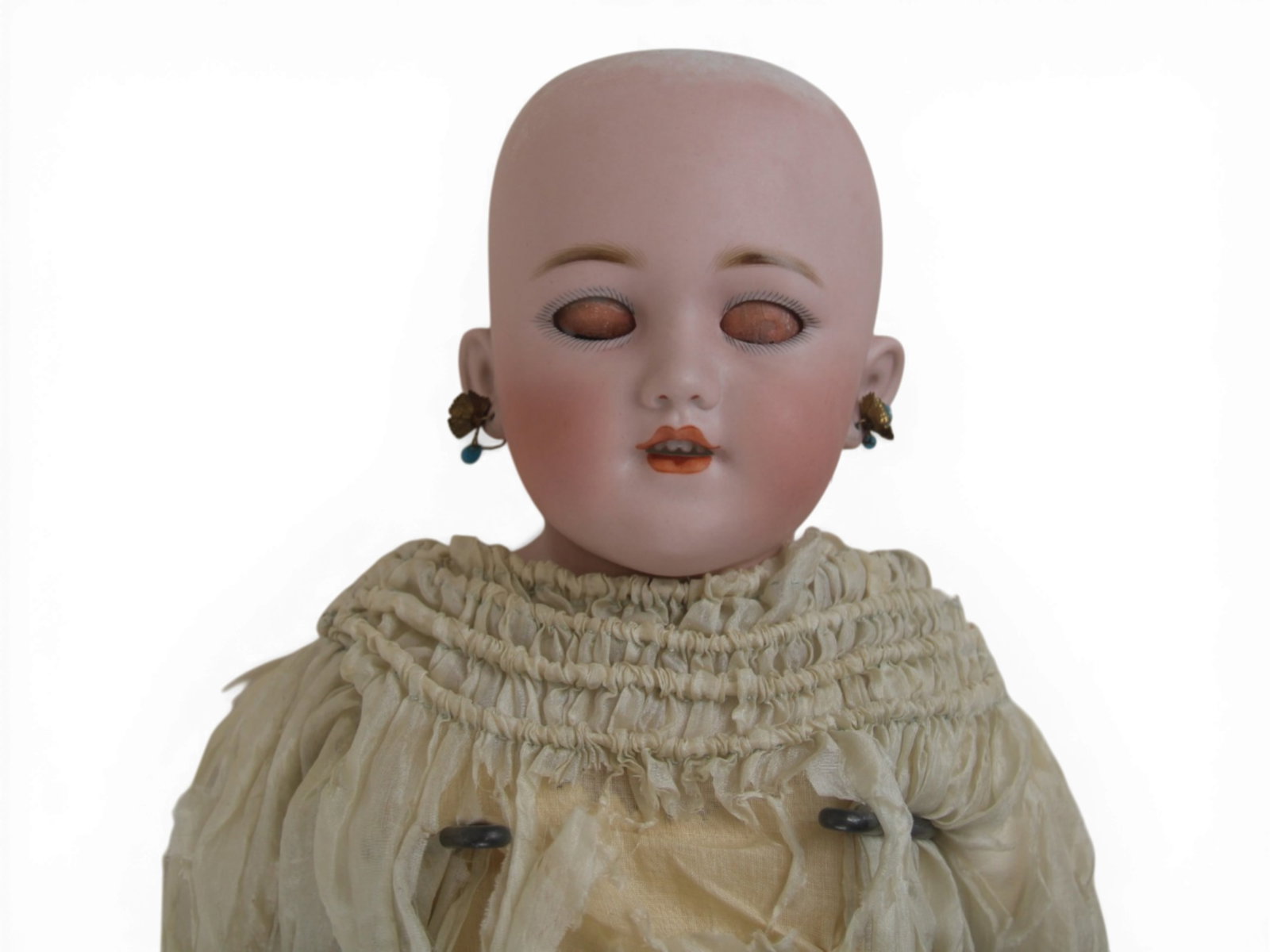 S&H 1250 Santa Shoulder Head Doll - 6