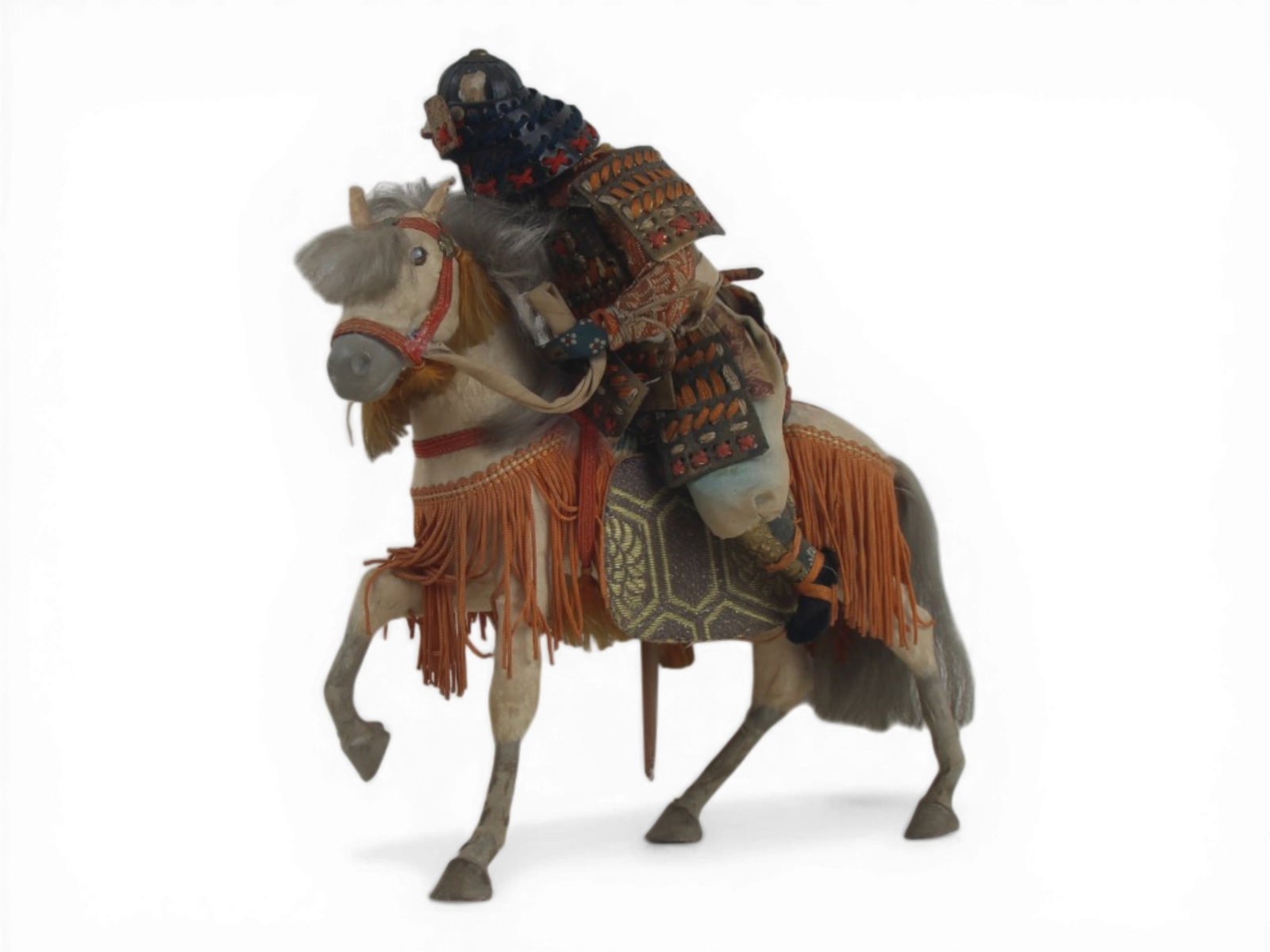 (3) Antique Samurai Dolls - 5