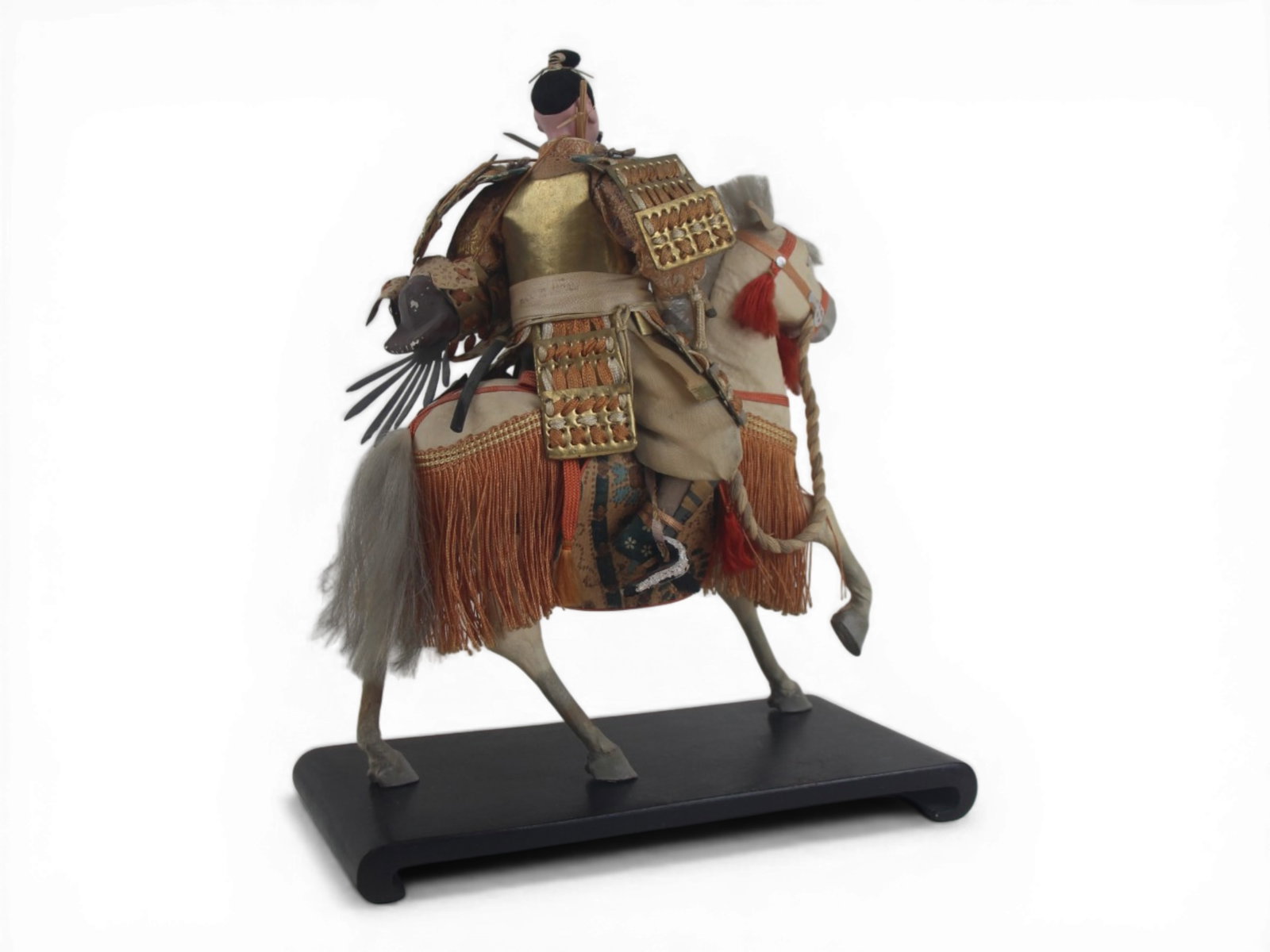 (3) Antique Samurai Dolls - 7