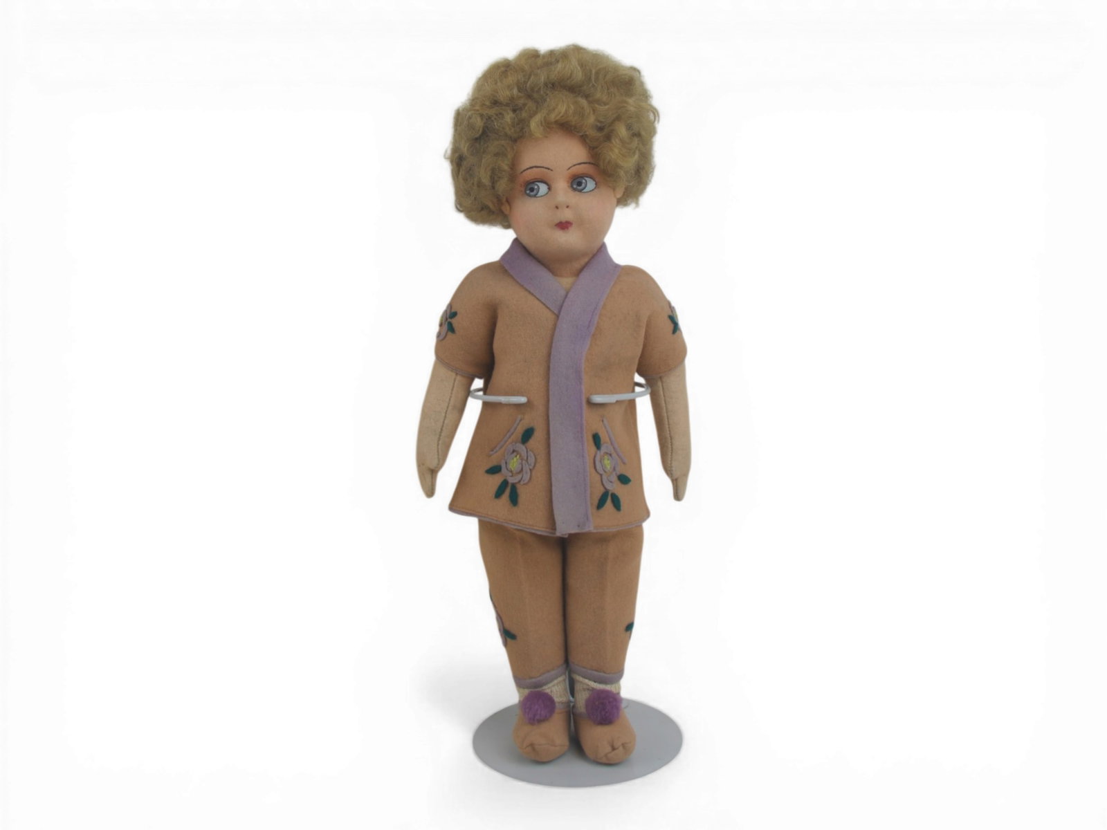 (2) Lenci Type Felt Dolls - 2