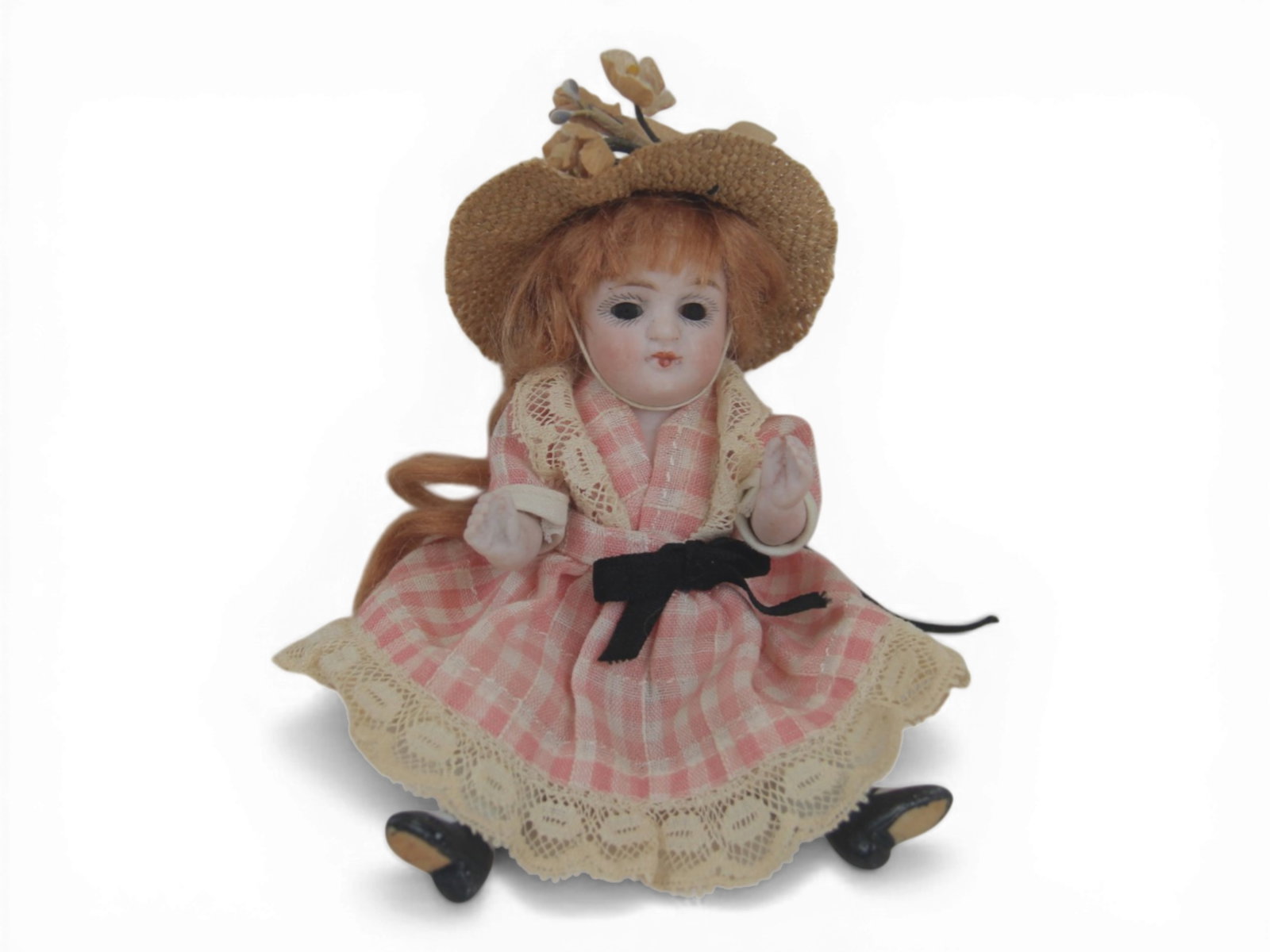 (3) German All Bisque Dolls - 10