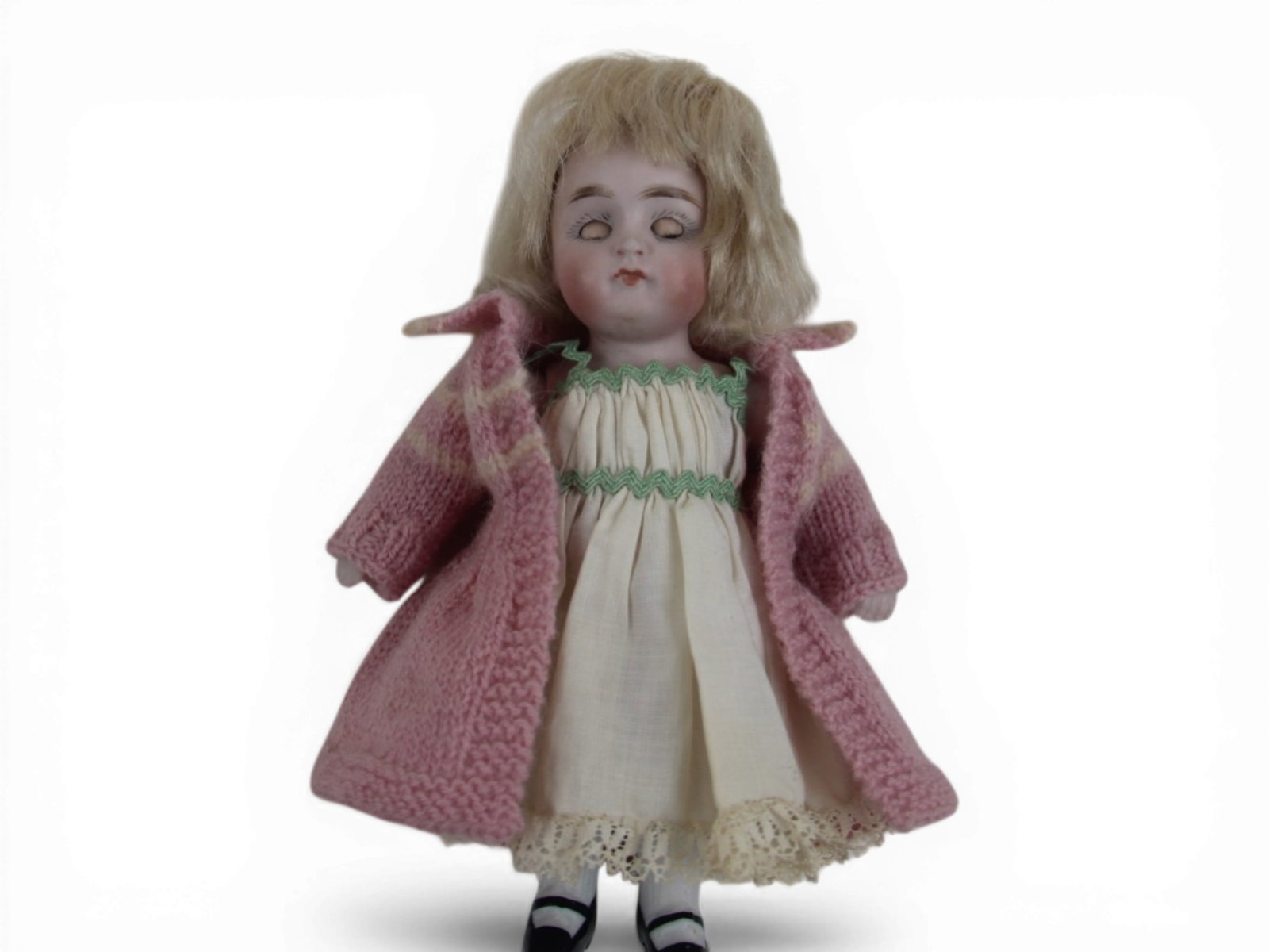 (3) German All Bisque Dolls - 9