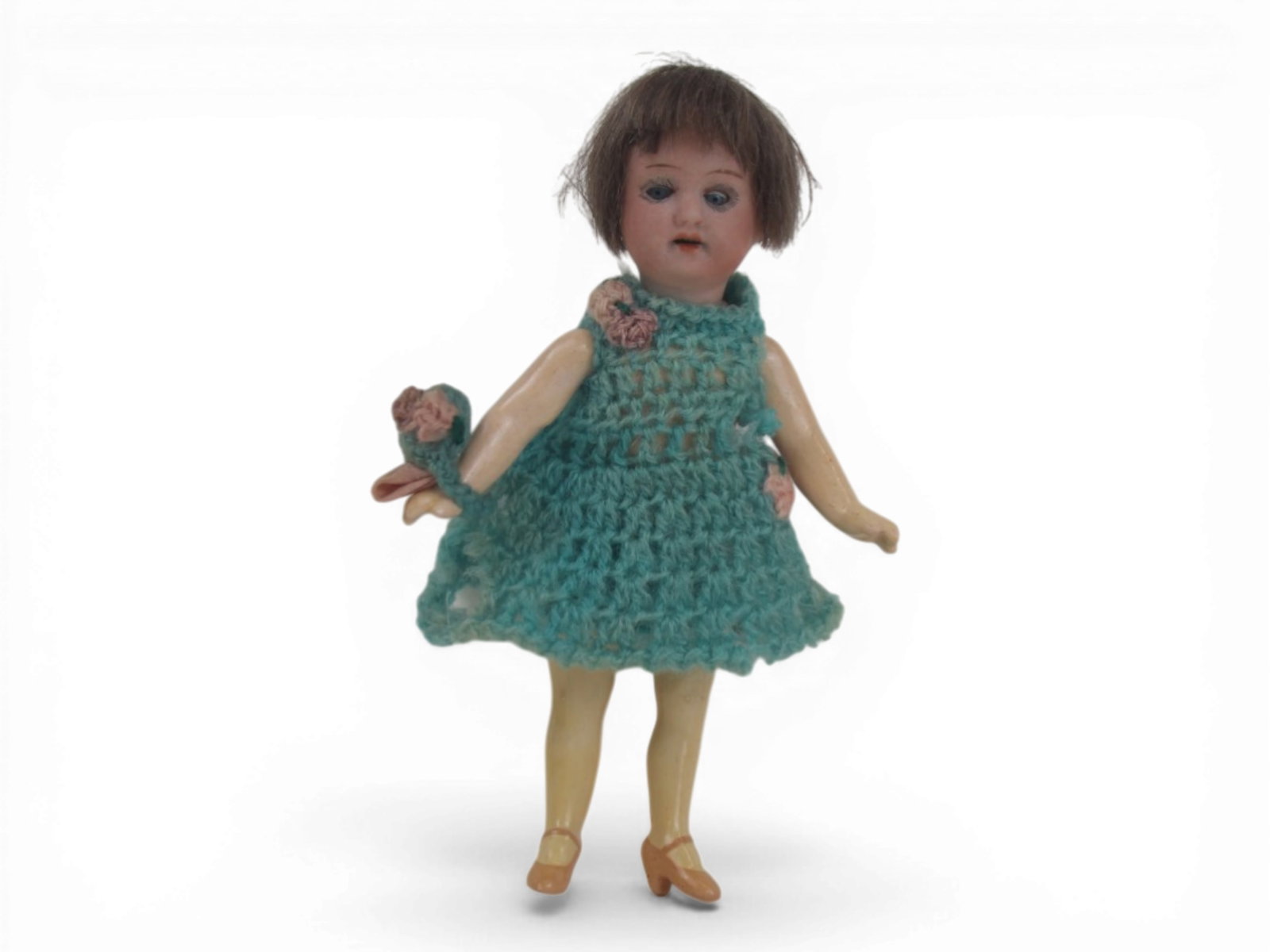 (4) Bisque Head Dolls - 2
