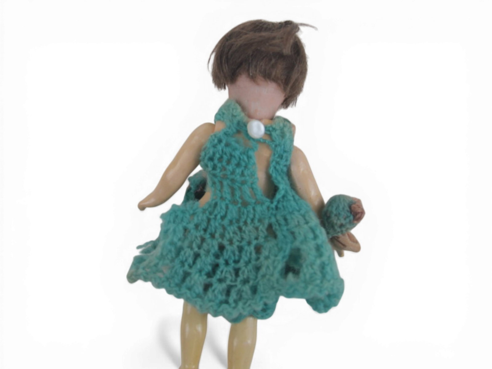 (4) Bisque Head Dolls - 5
