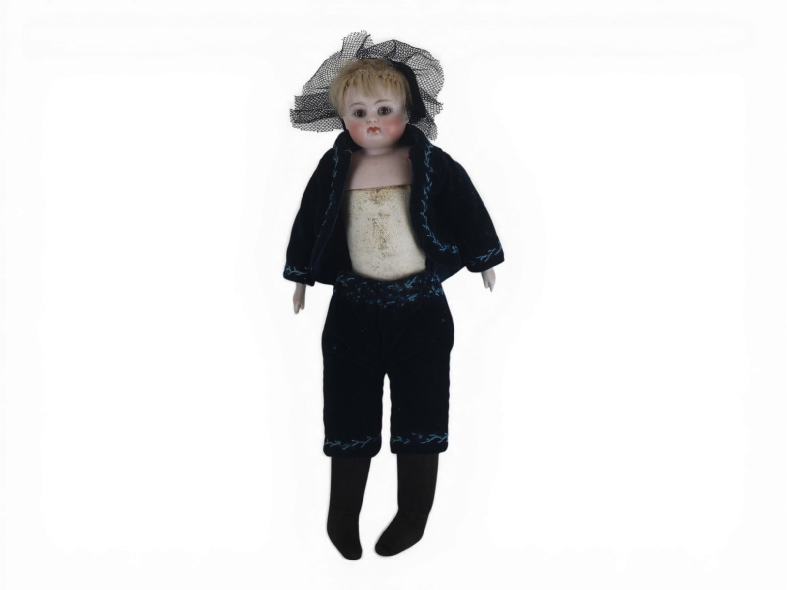 (5) German Bisque Head Dolls - 12