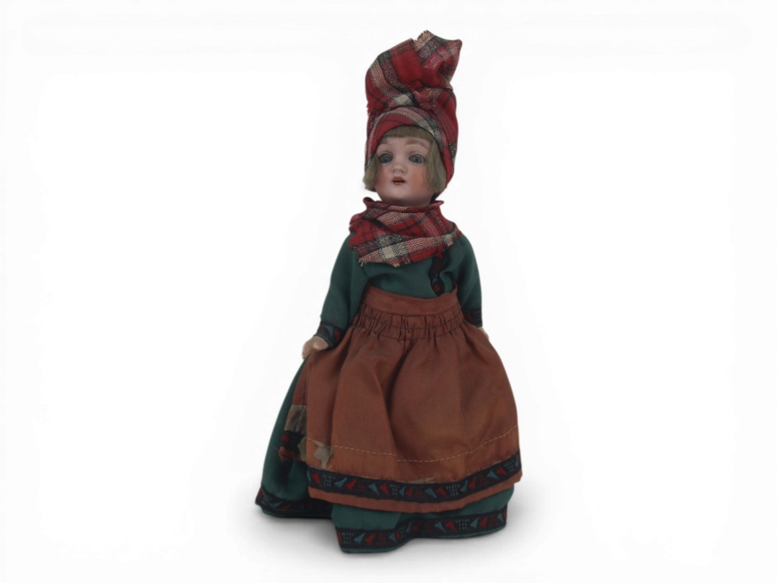 (5) German Bisque Head Dolls - 4