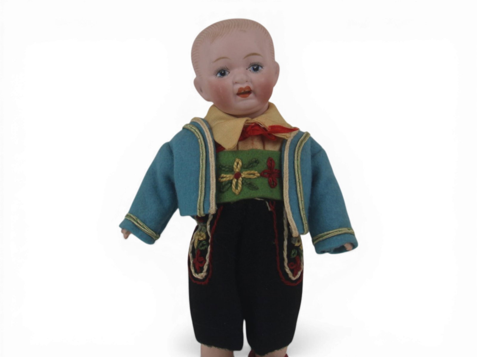 (2) German Bisque Head Dolls - 6