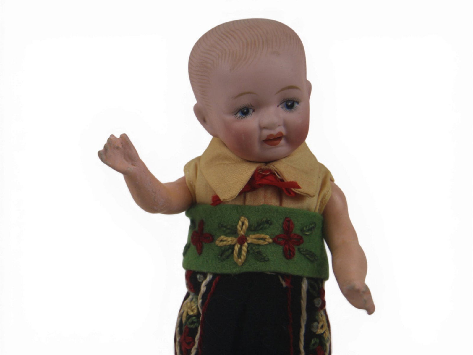 (2) German Bisque Head Dolls - 8
