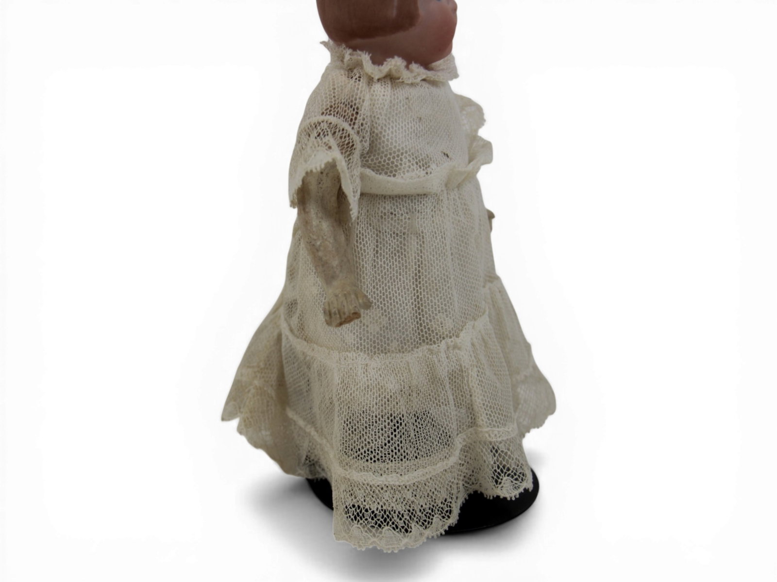 (3) German Bisque Head Dolls - 3