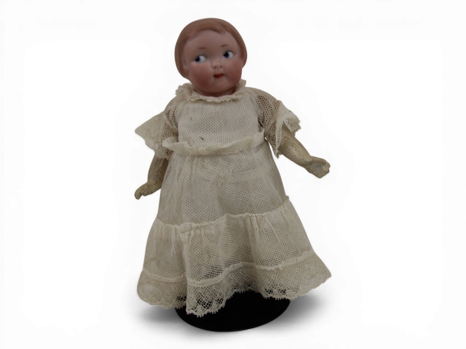 (3) German Bisque Head Dolls - 4