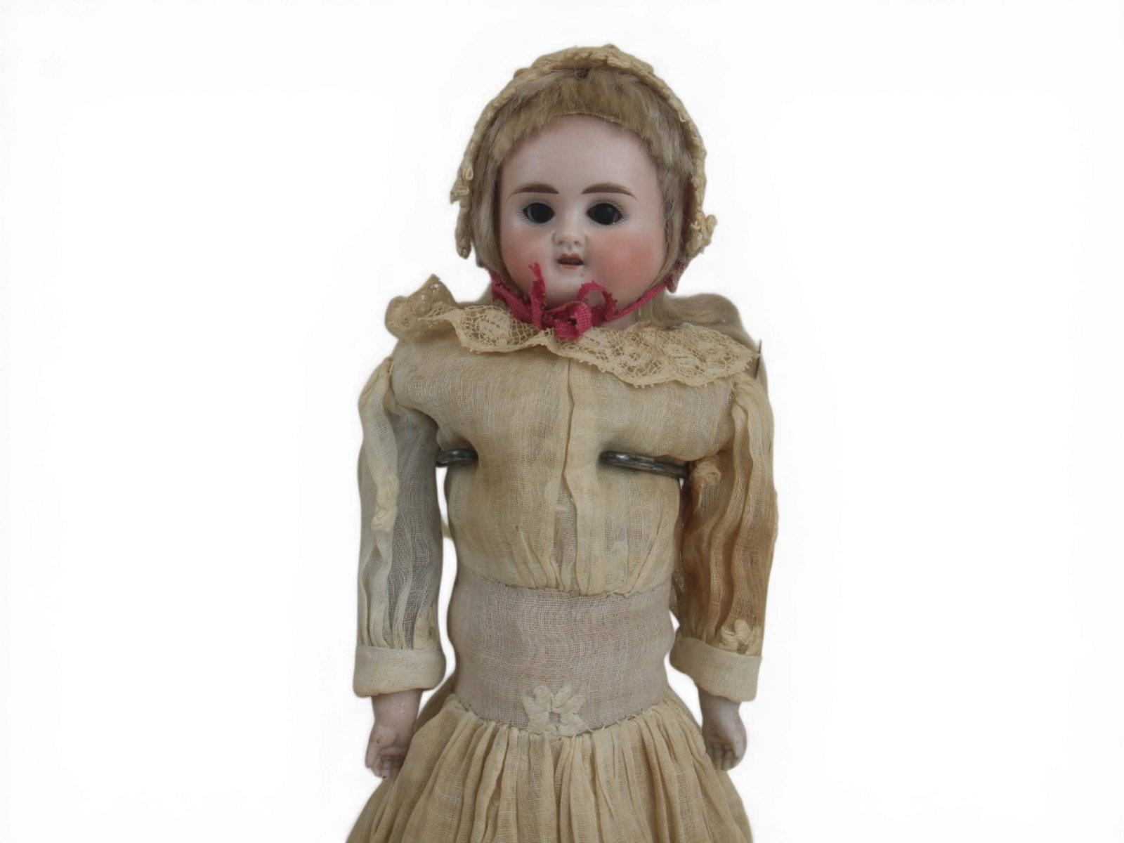 (2) German Bisque Head Dolls - 3