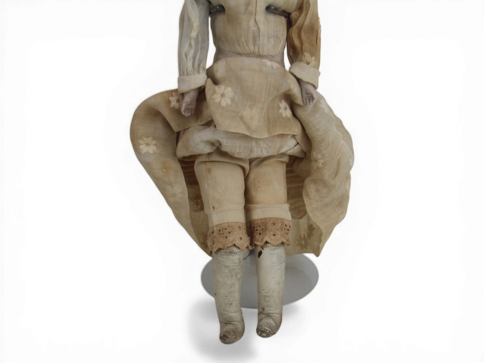(2) German Bisque Head Dolls - 4