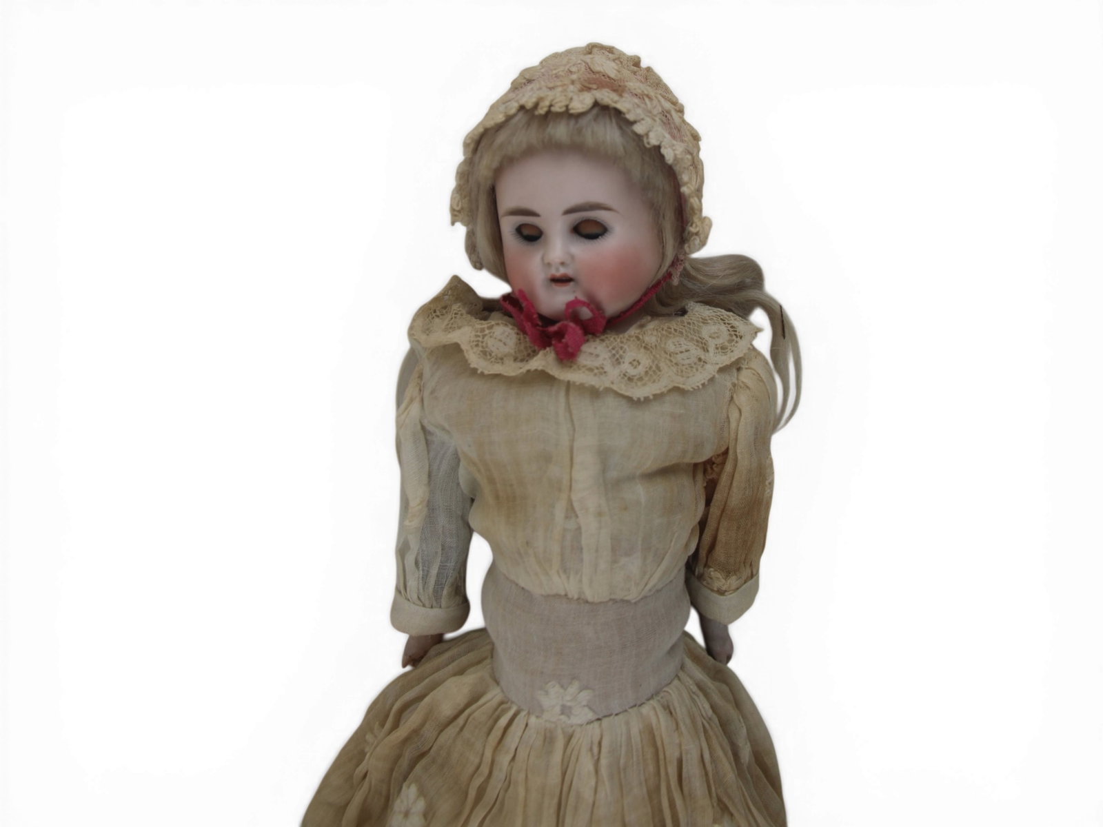(2) German Bisque Head Dolls - 6
