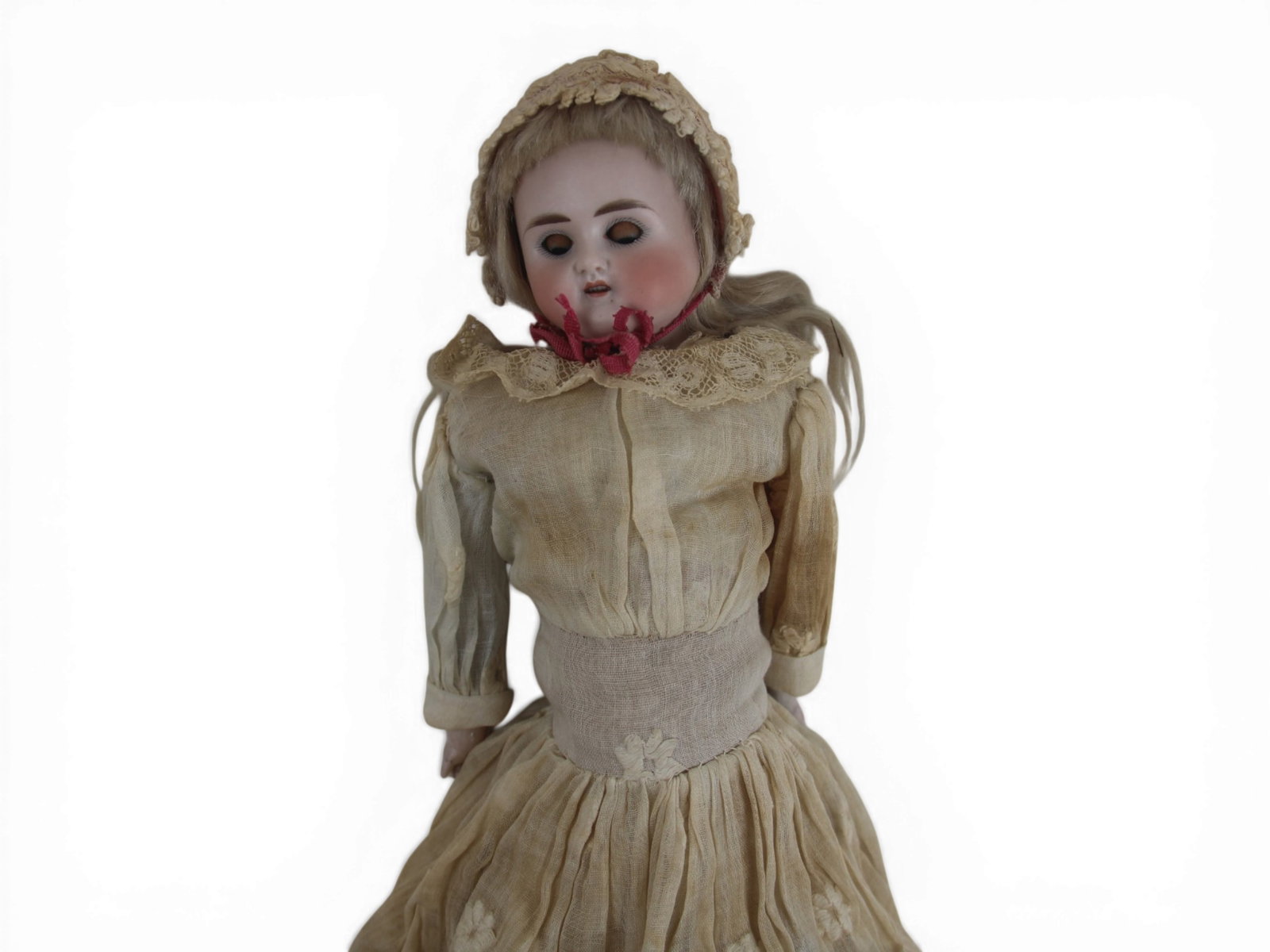 (2) German Bisque Head Dolls - 7
