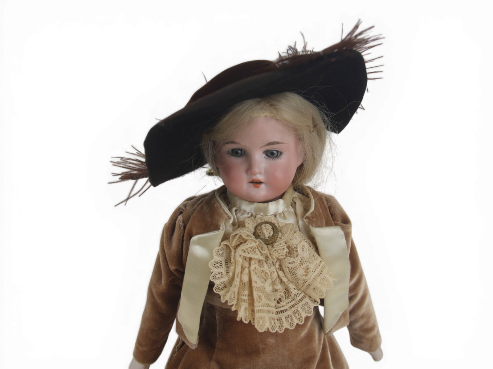(2) German Bisque Head Dolls - 9