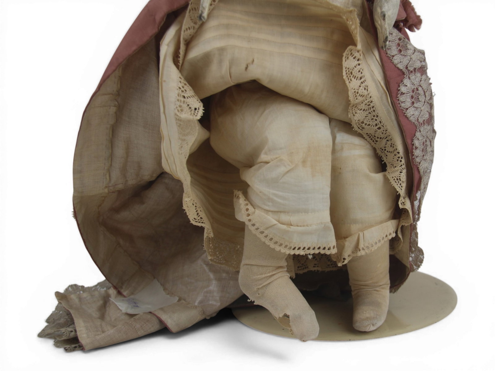 German Bisque Head Lady Doll - 4