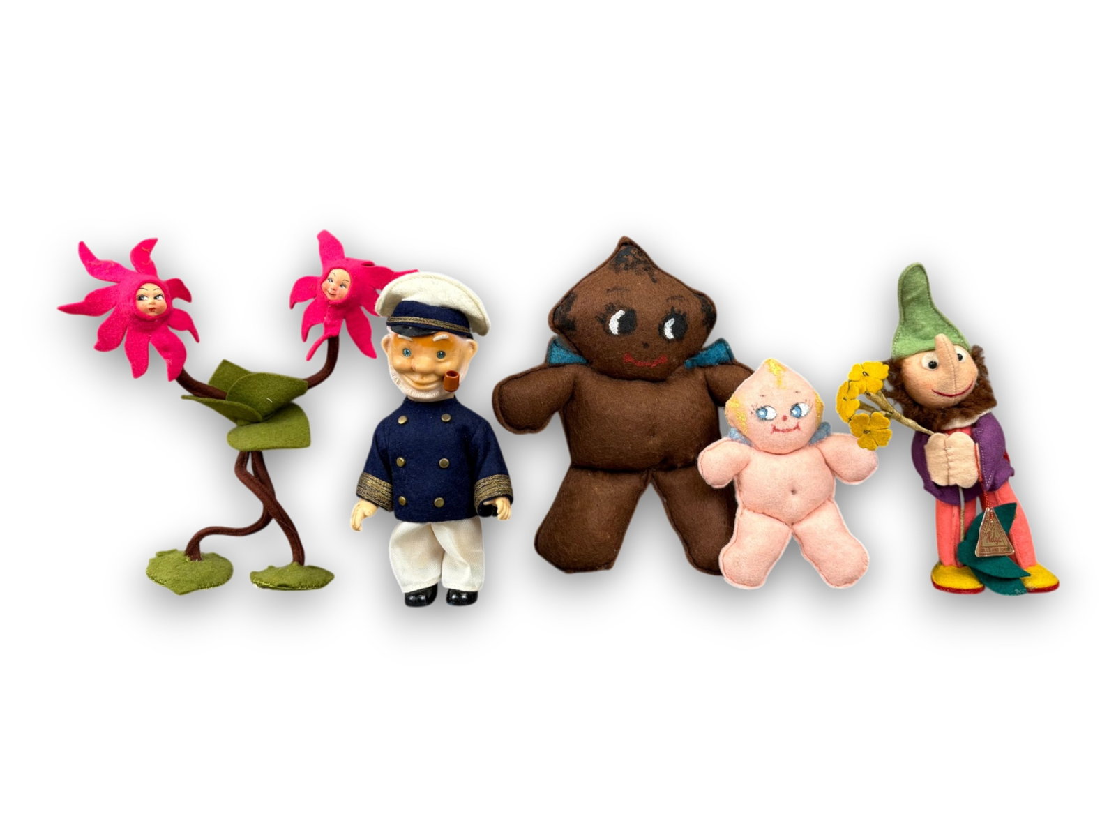 (18) Cloth Dolls - 5