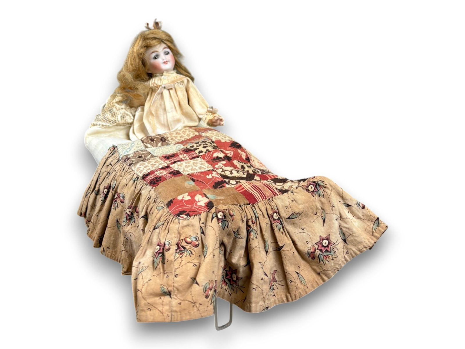 Antique Dolls in Display Case - 5