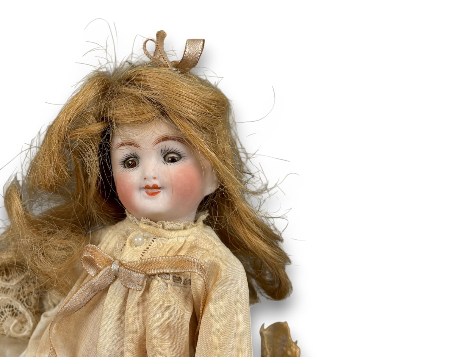 Antique Dolls in Display Case - 7