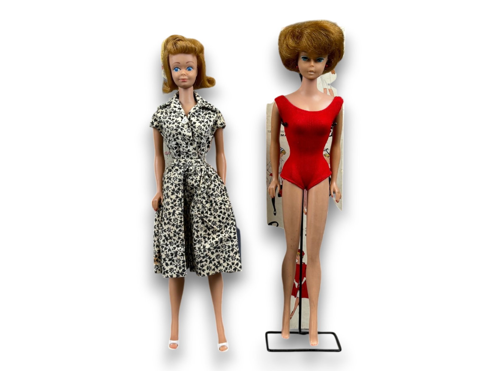 1960's Boxed Barbie #850 & Midge #860 Dolls (1 of 10)