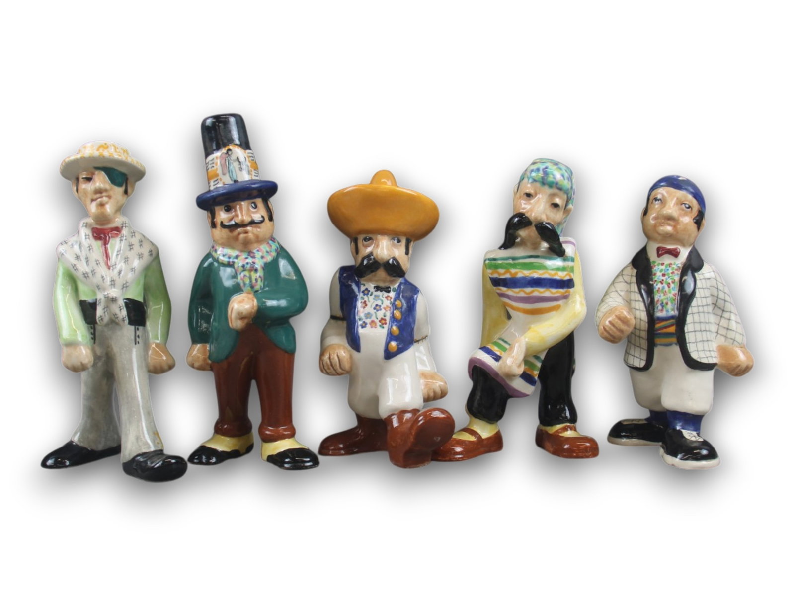 Brayton Laguna Scarce Set of Five Large Figurines (1 of 16)