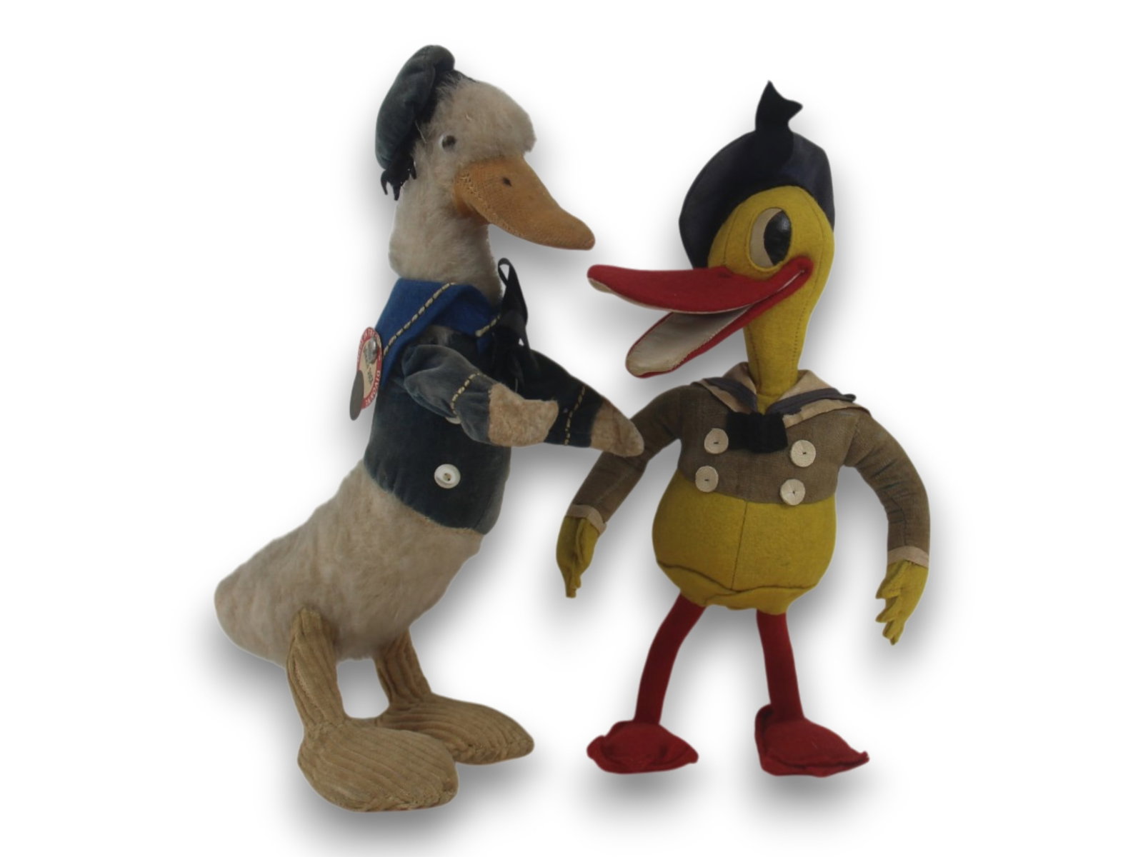 Lot of Two Foreign Early Donald Duck Dolls (1 of 13)