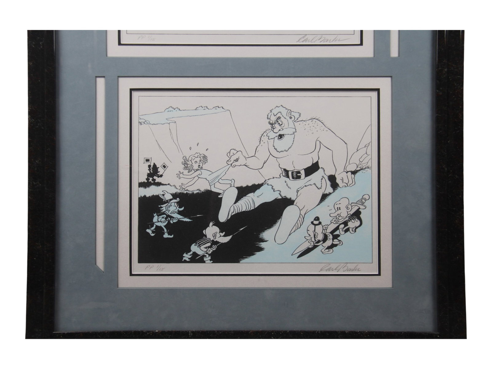 Carl Barks, Signed LE Litho Printers Proof Set - 4