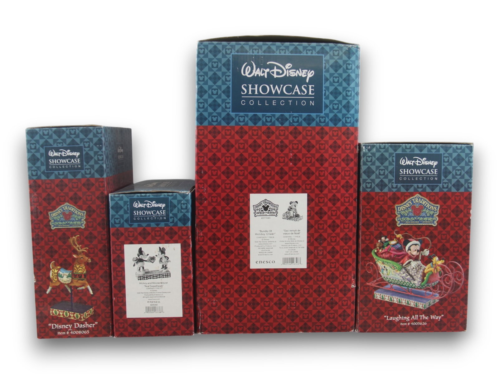 (4) Boxed Disney Showcase Collection Sculptures (1 of 12)