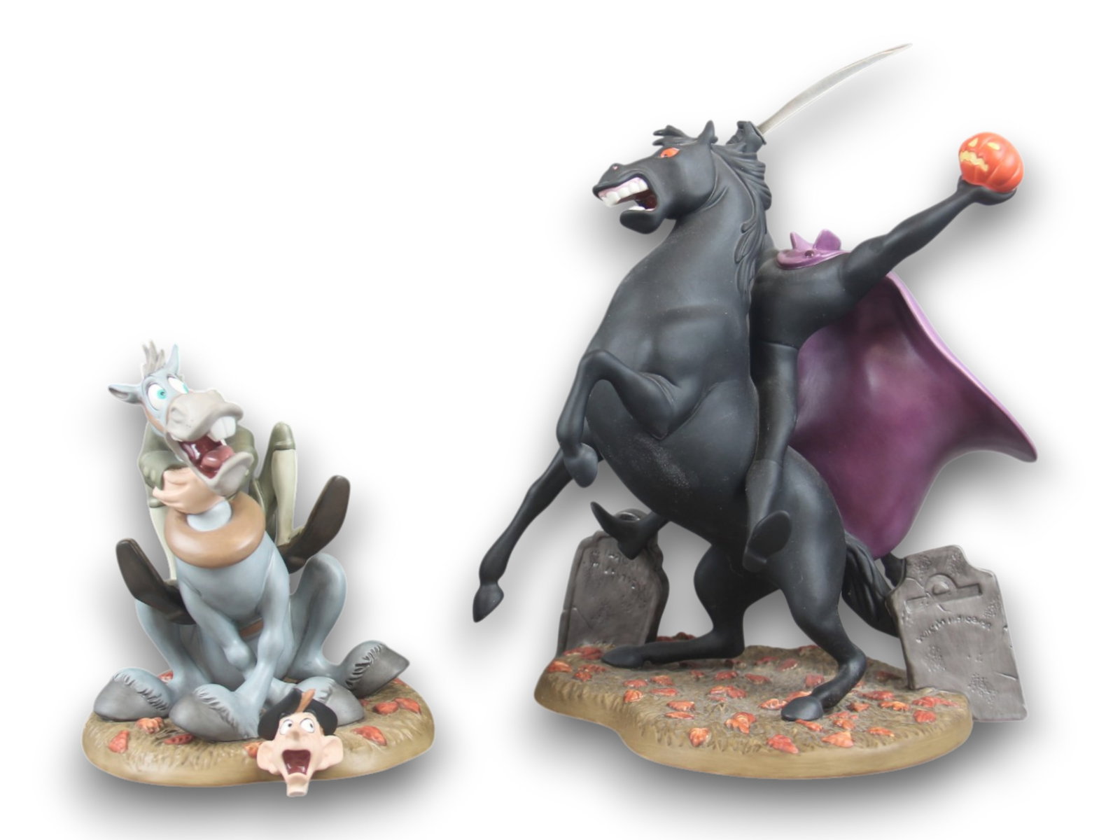 WDCC Disney Classics, Headless Horseman: Boxed Walt Disney Classics Figurine titled "Headless Horseman" from Walt Disney's The Adventures of Ichabod and Mr. Toad. Limited edition of 3500, this being No.1401. Includes The Headless Horseman an