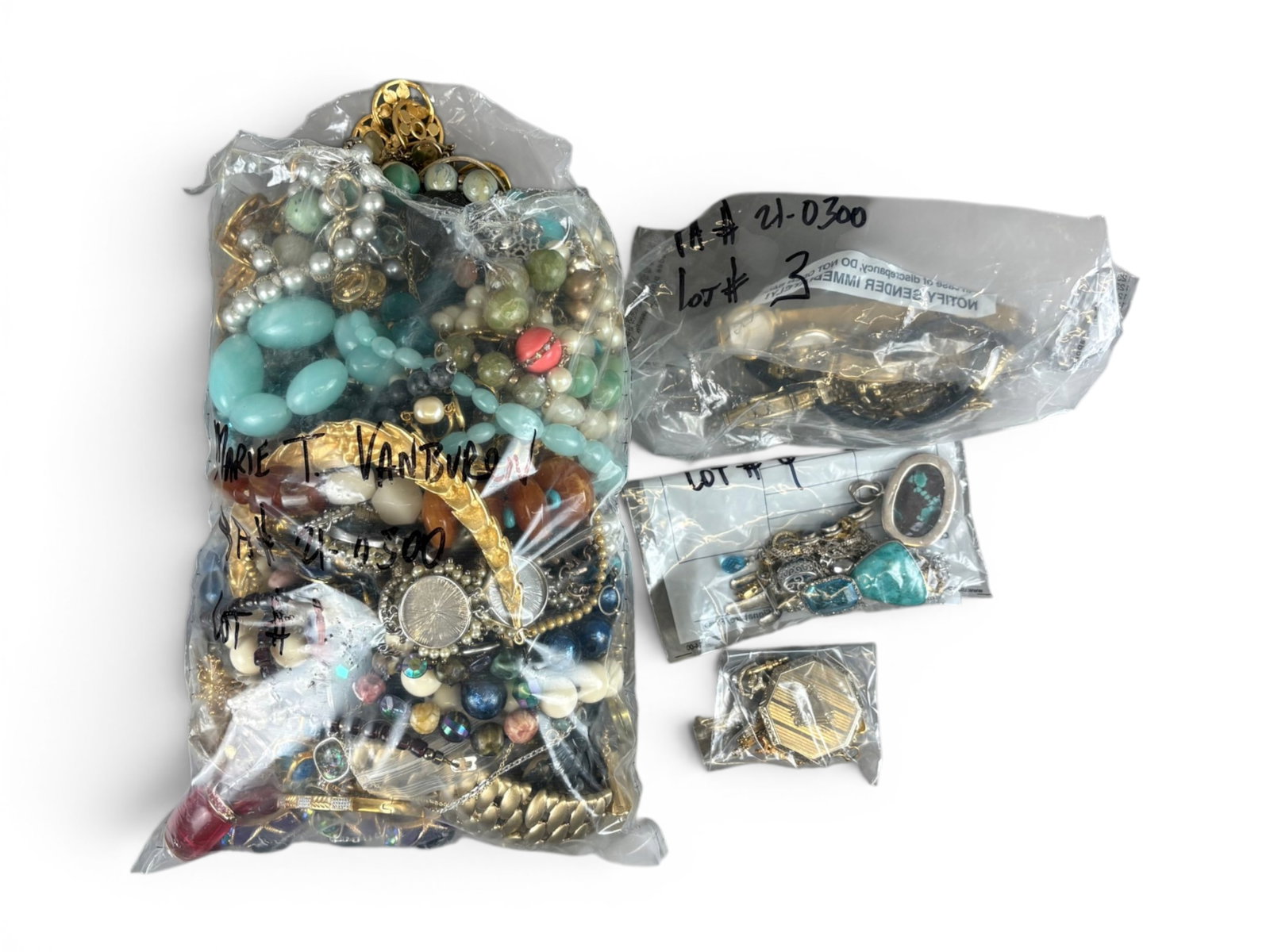 Estate Jewelry, Watches & Gold Group: Estate lot including a 14 karat pocket watch, Credit Suisse gold bar, and assorted jewelry. Offered on behalf of the New York County Public Administrator's Office from the estate of Marie T. Van Buren