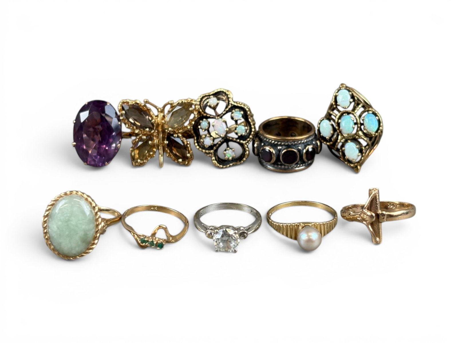 (10) 14K Yellow Gold Rings (1 of 20)