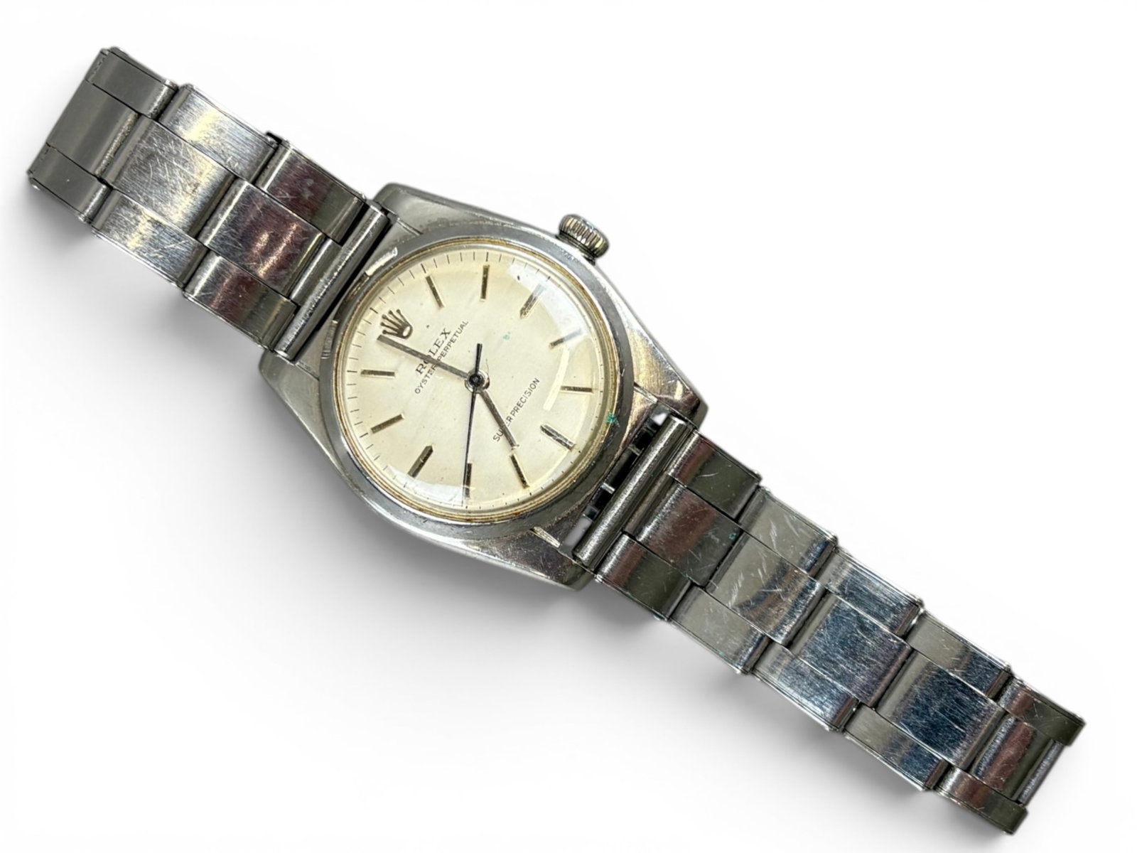 Gentleman's Rolex Air-King Watch: Gentleman's Rolex Air-King wristwatch in stainless steel. Offered on behalf of the New York County Public Administrator's Office from the estate of Bernard Winkler, Estate No. 220838. Shipping: Weiss 