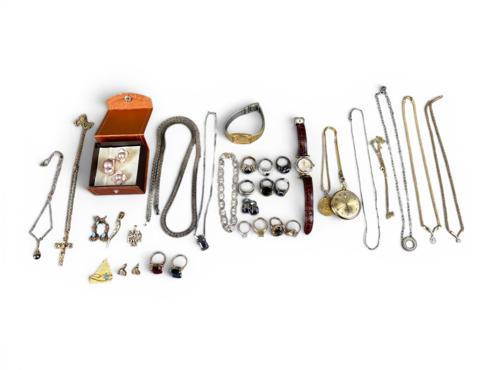 Estate Jewelry Collection incl. Gold & Sterling (1 of 20)