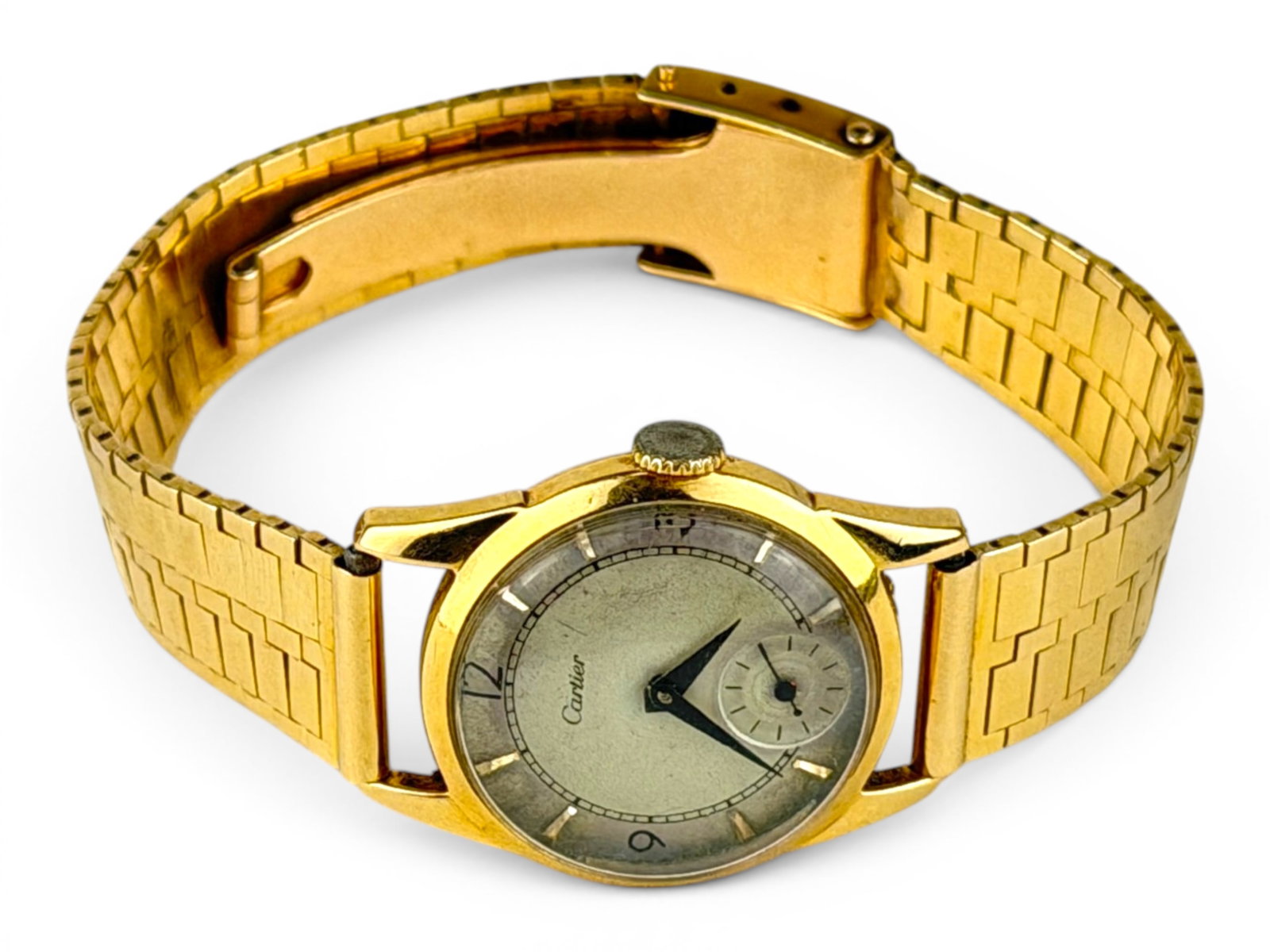 Cartier 18K Gold Wrist Watch (1 of 8)