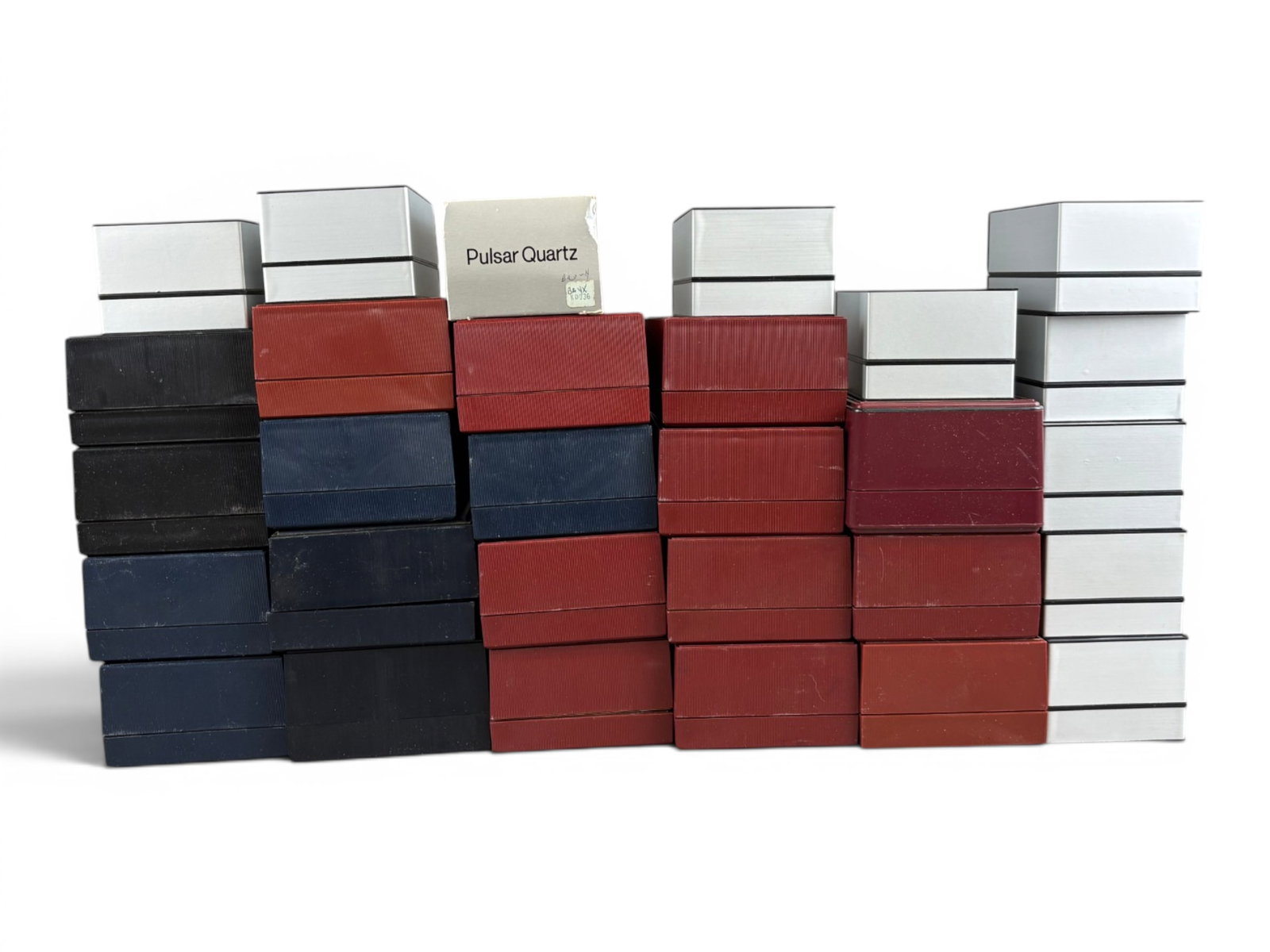 Wonderful Lot of New Old Store Stock Watches: From an old time Jewelry Store. Lot consists of (29) New in Box Watches including Seiko & Pulsar. Shipping: Weiss Auctions offers full-service, in-house shipping for nearly all items in this auction.