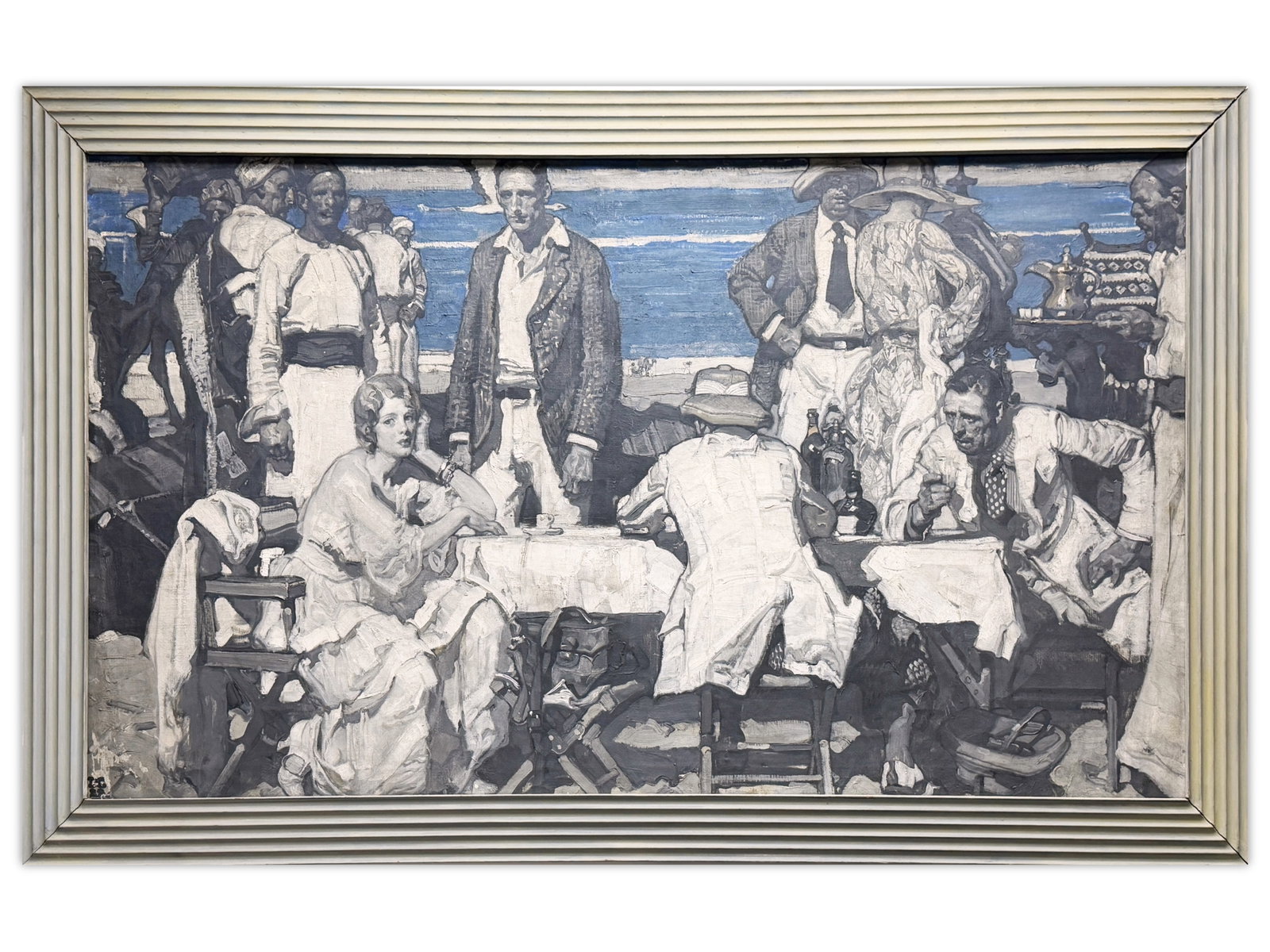 Dean Cornwell Dragonman of Cairo Oil on Canvas (1 of 2)