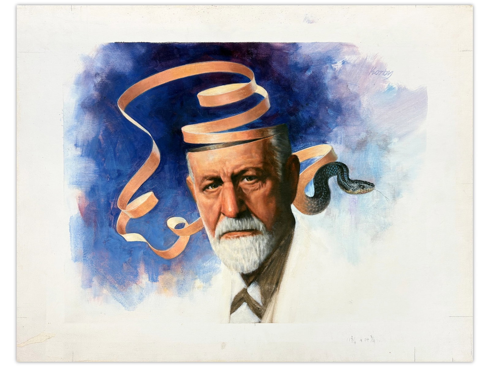 Sol Korby Sigmund Freud Oil (1 of 3)
