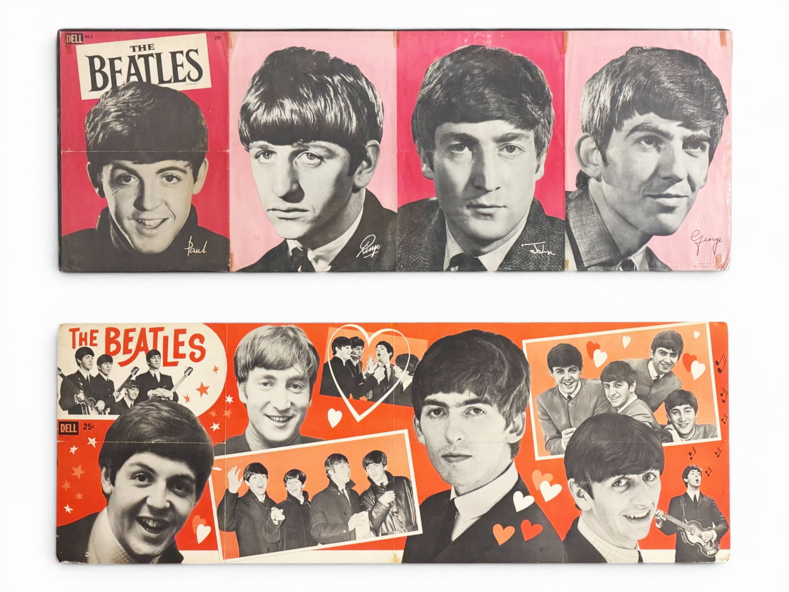 (2) Dell Beatles Posters (1 of 1)