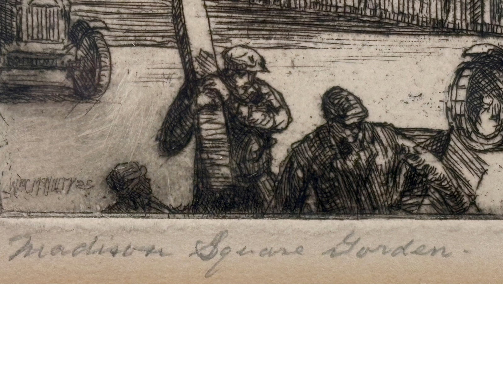 William C. McNulty, Madison Square Garden Etching - 3
