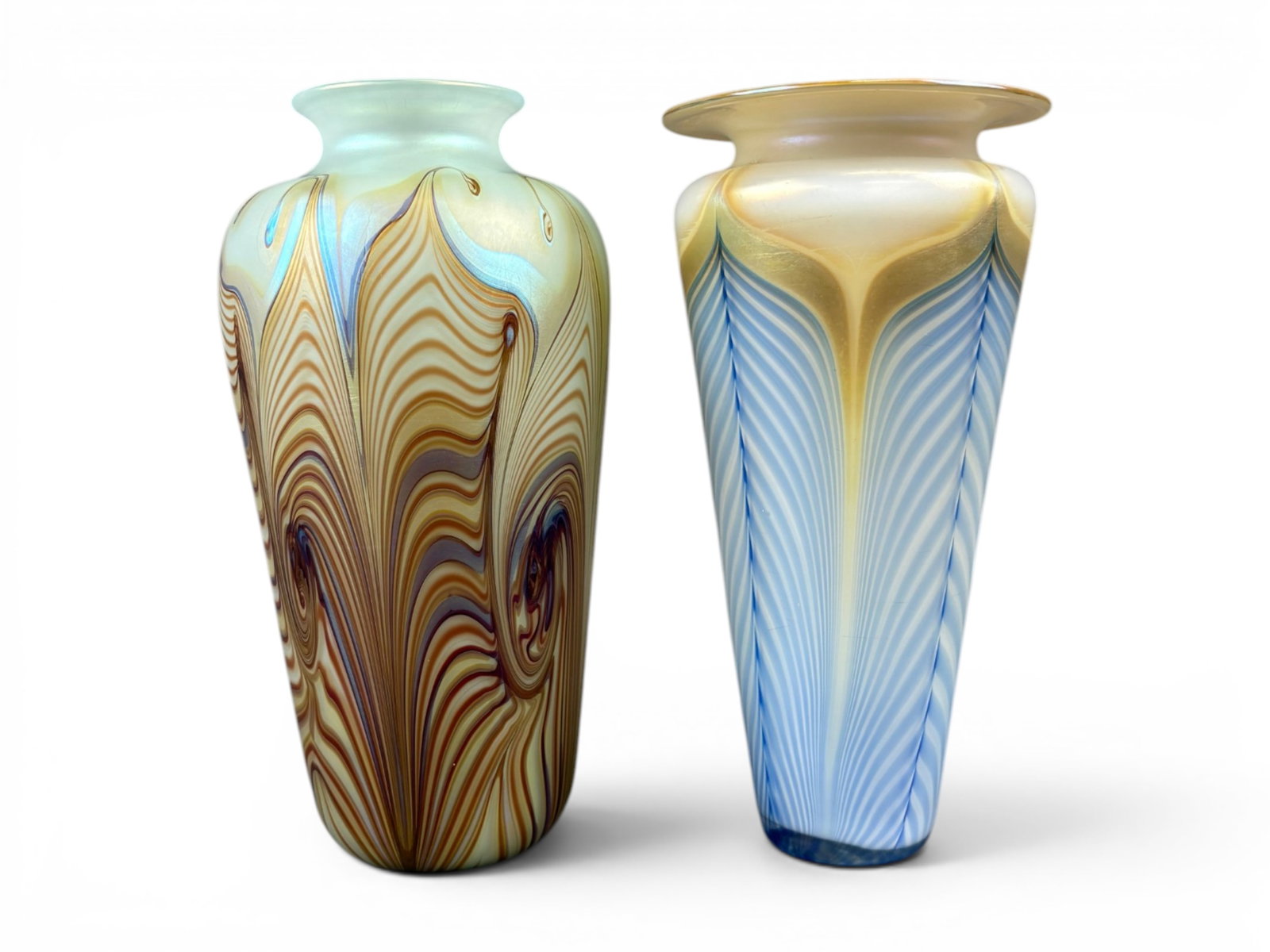 Satava & Stuart Abelman Art Glass Vases (1 of 9)