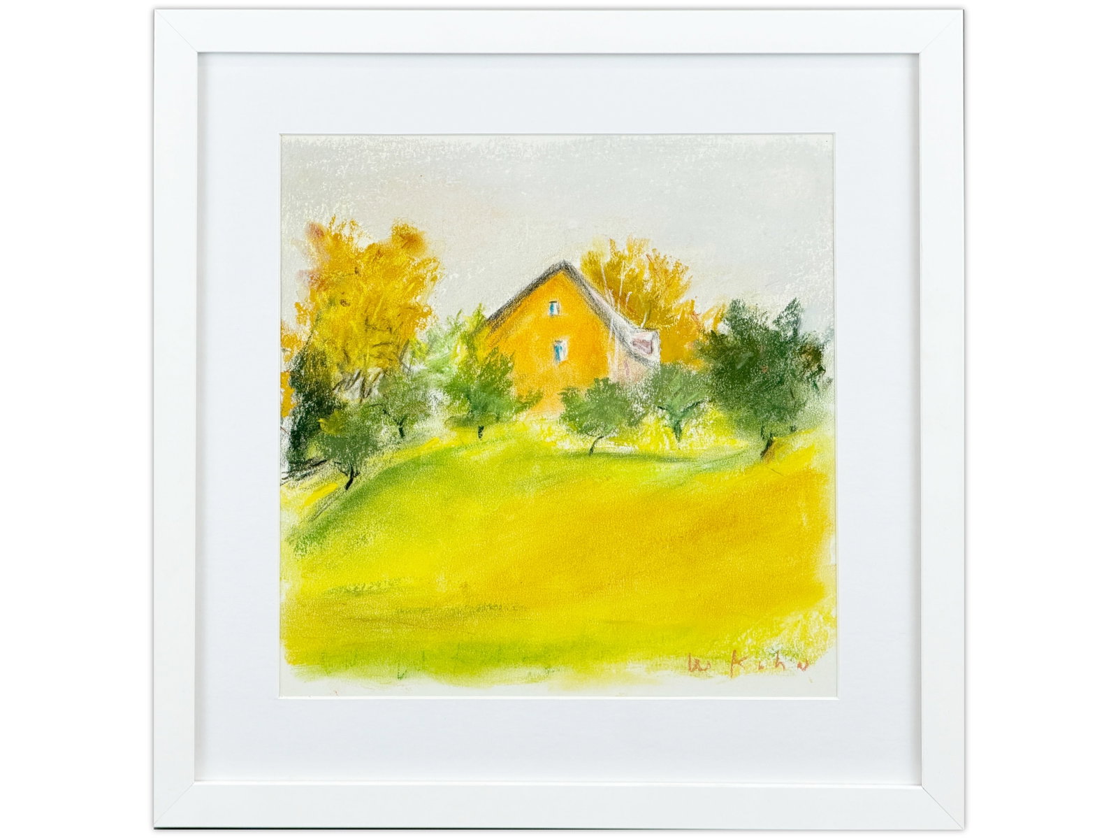 Wolf Kahn Barn Studio Pastel (1 of 2)