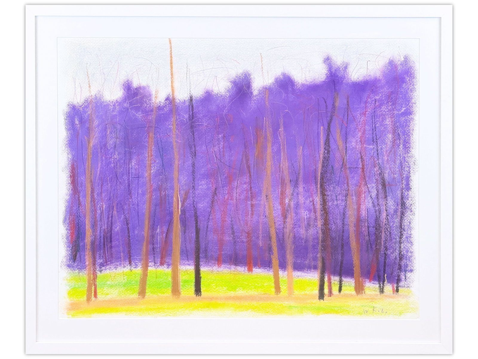 Wolf Kahn Tree Screen Pastel (1 of 2)