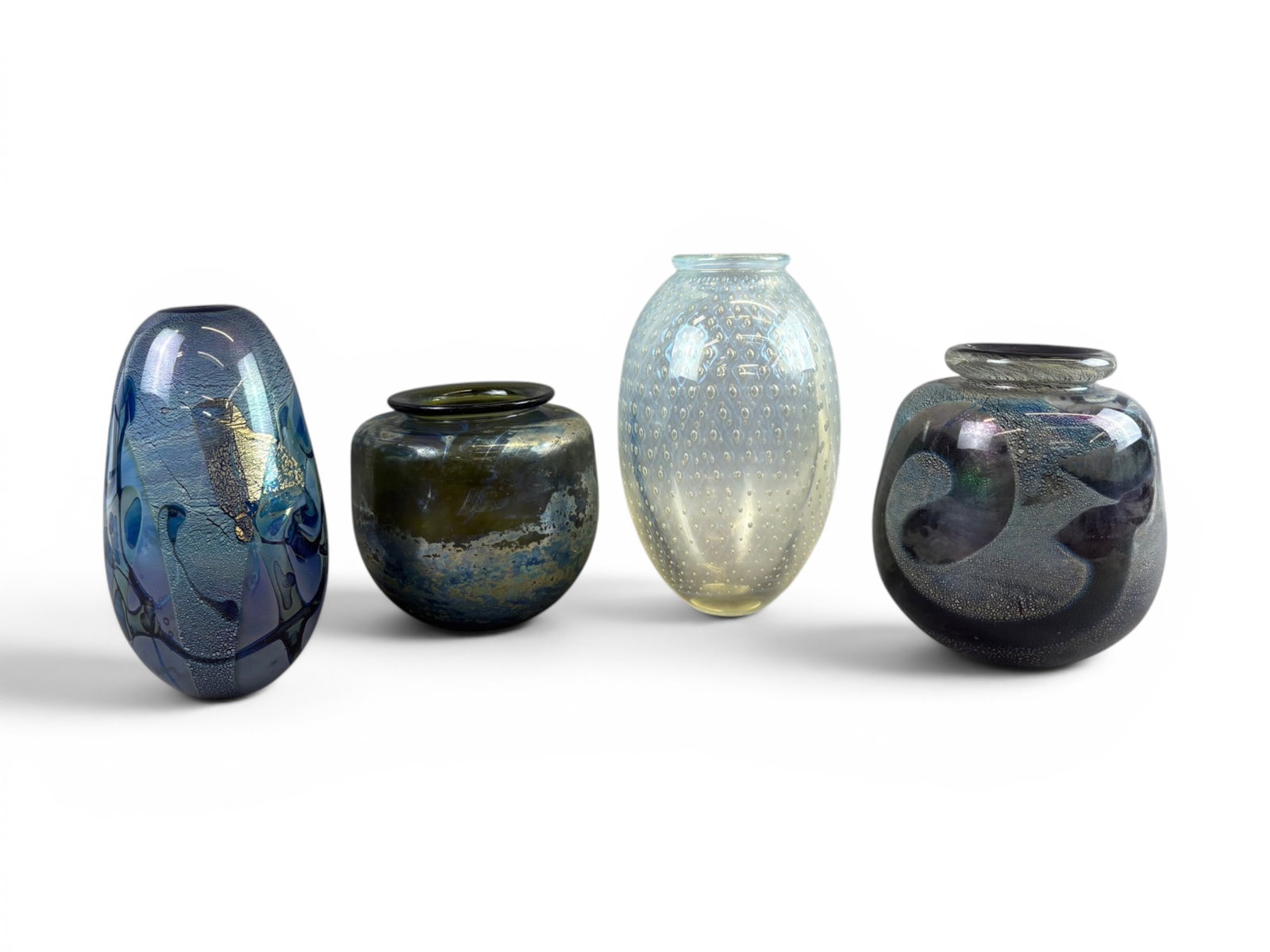 (4) Robert Eickholt Art Glass Vases (1 of 20)